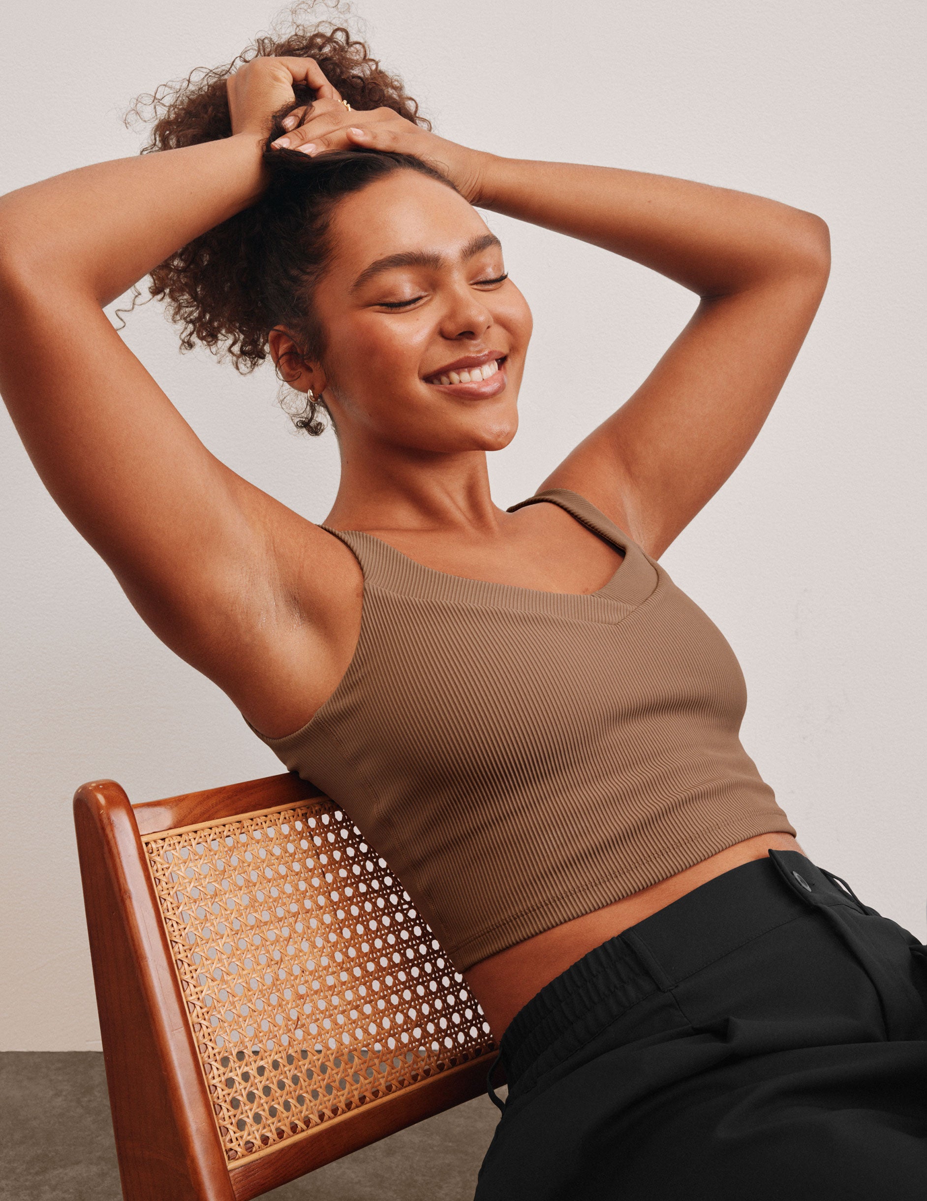 Impulse Ribbed Cropped Tank - Image 2