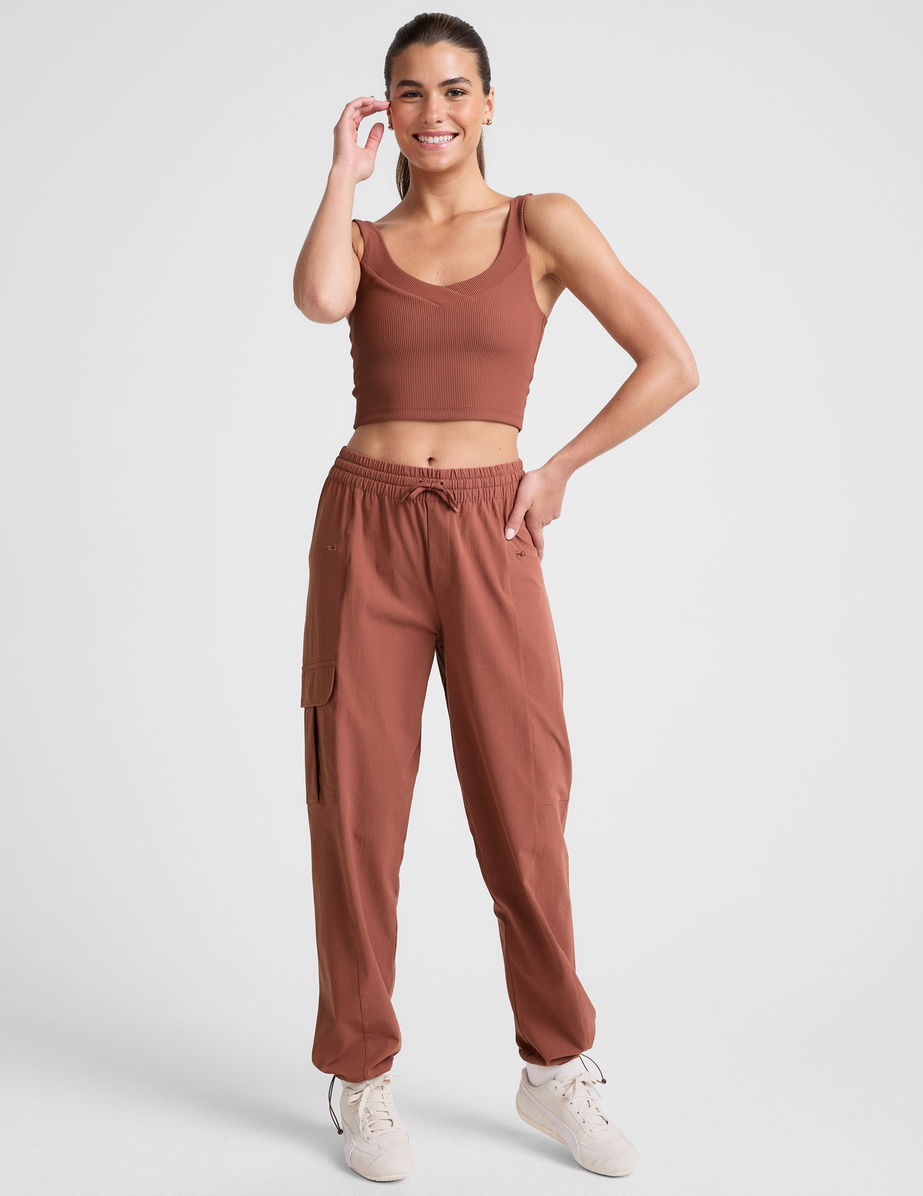 Impulse Ribbed Cropped Tank - Image 6