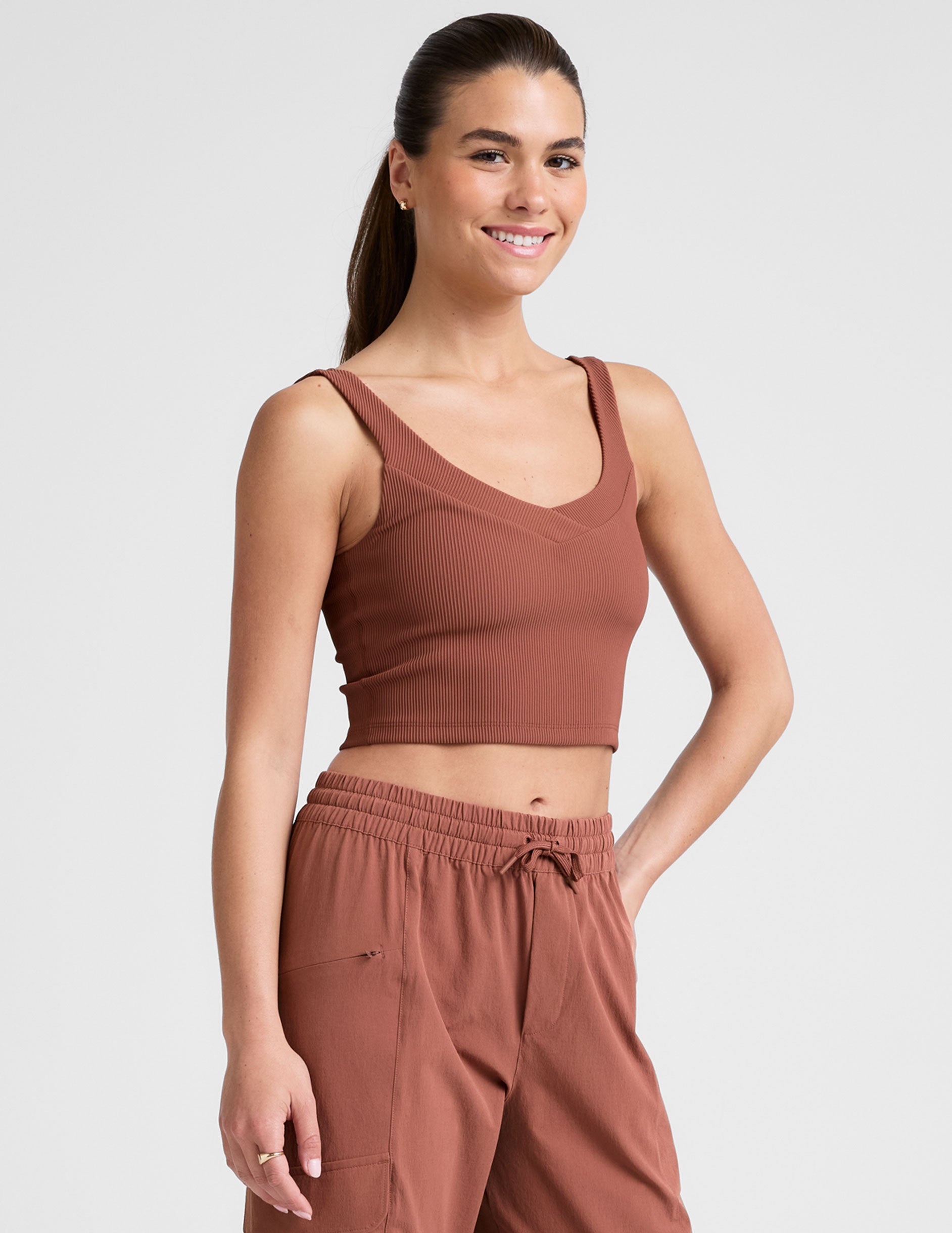 Impulse Ribbed Cropped Tank - Image 4