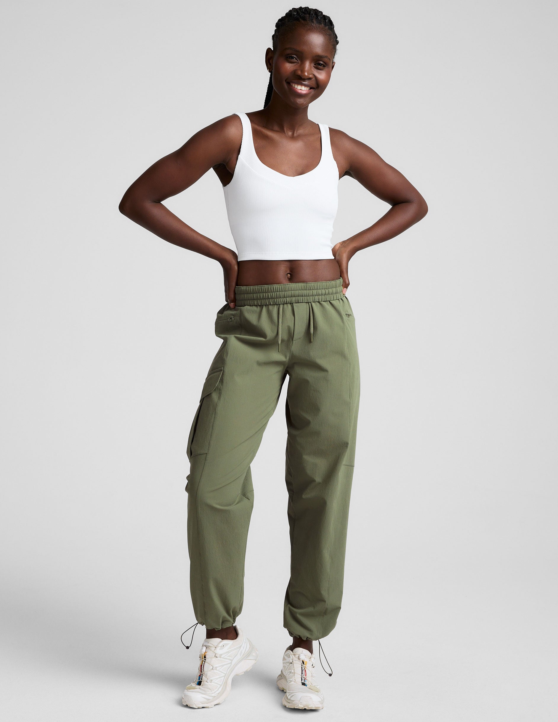 Impulse Ribbed Cropped Tank - Image 5