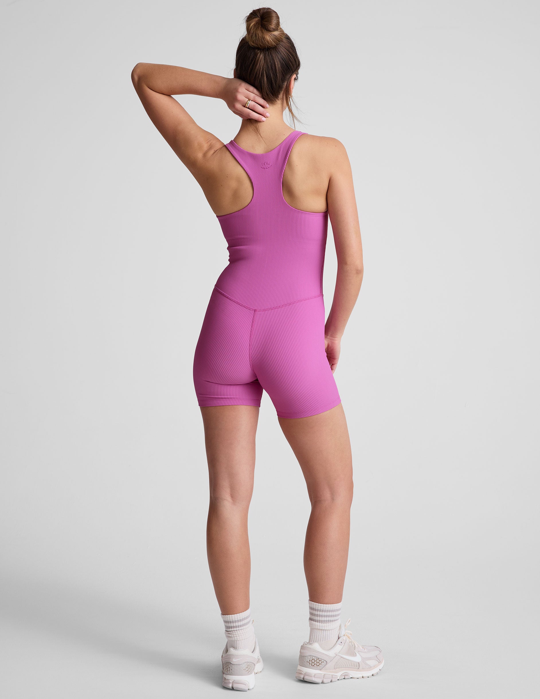 Routine Ribbed Biker Jumpsuit - Image 5