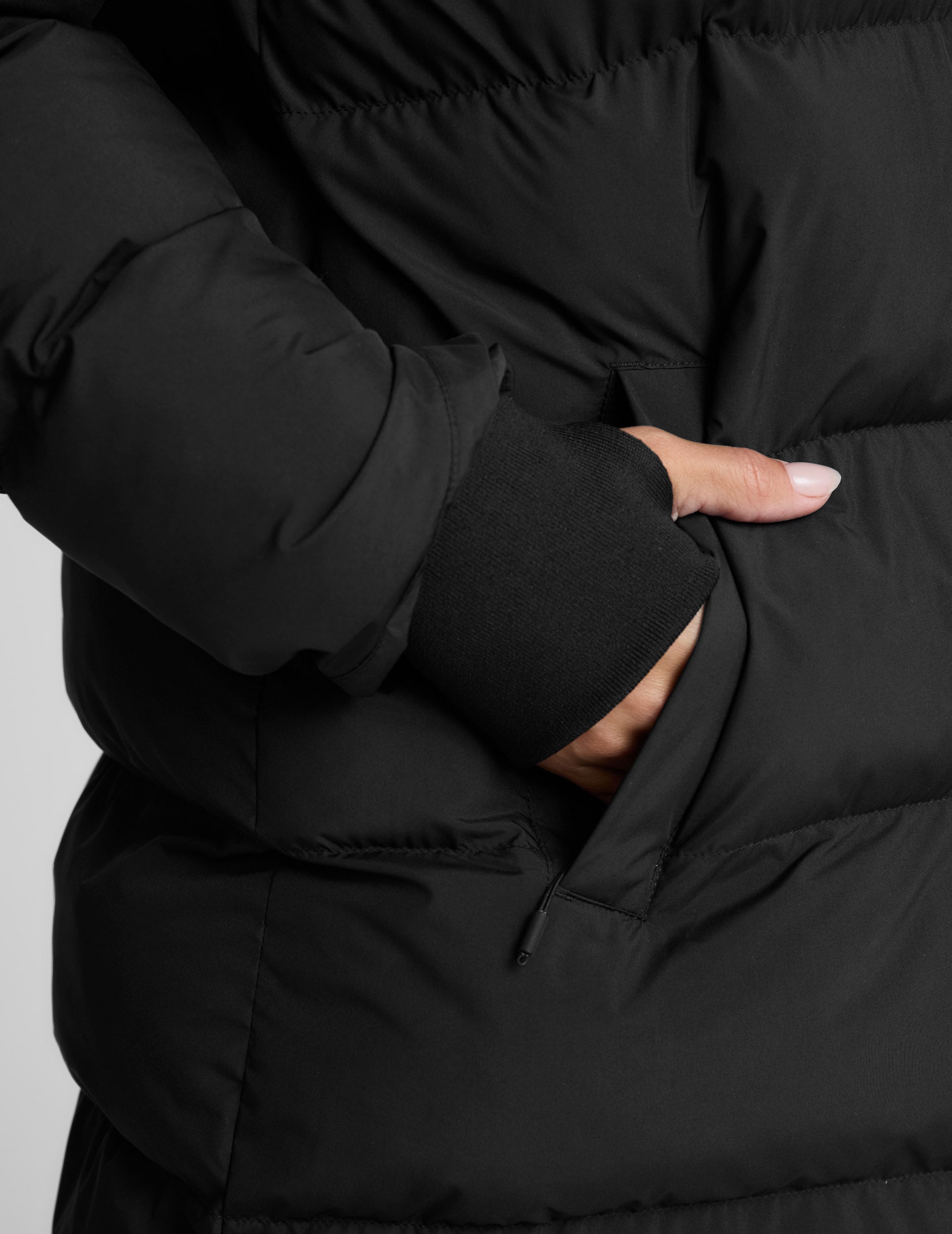 Warm Up Mid Length Puffer Jacket - Image 6
