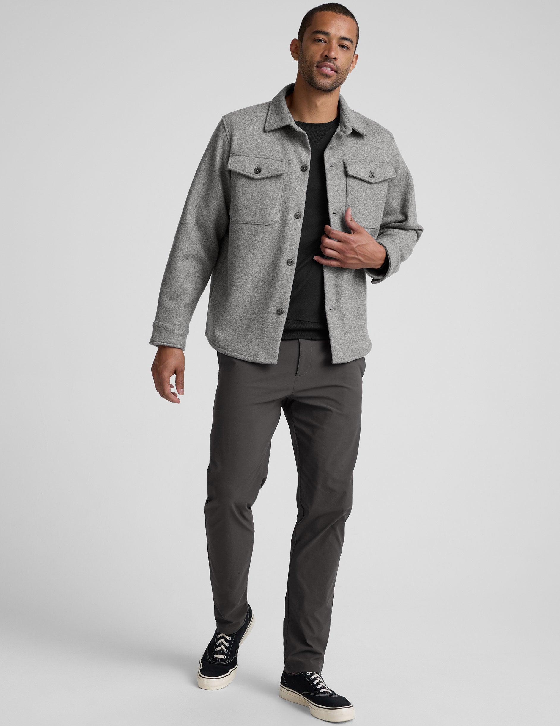 Day to Night Men's Wool Shirt Jacket - Image 6
