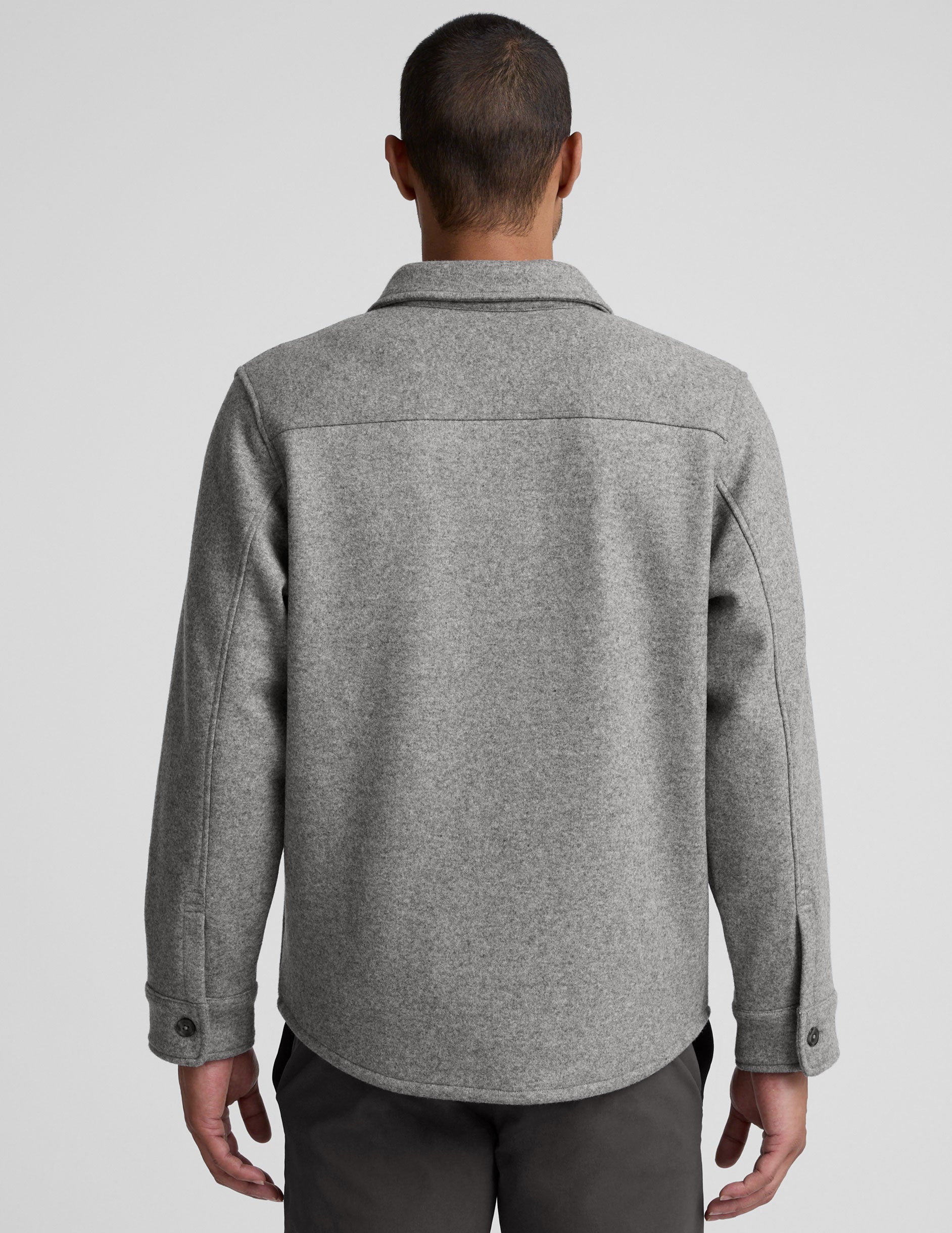 Day to Night Men's Wool Shirt Jacket - Image 5