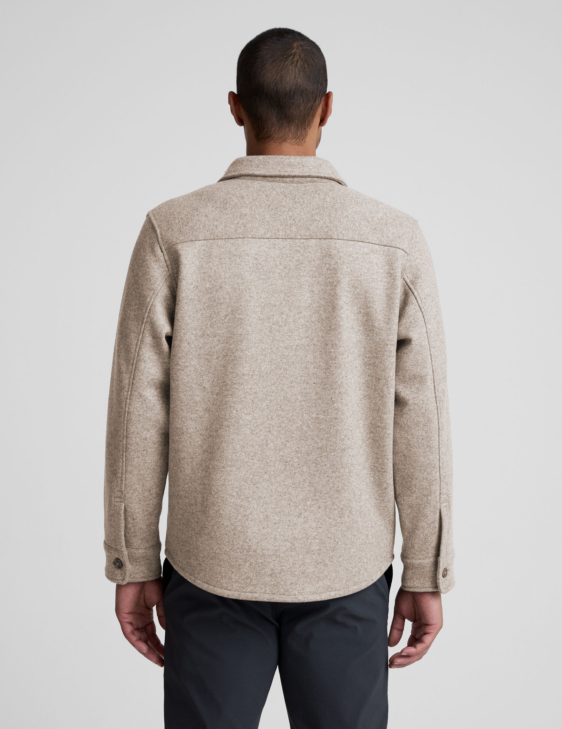 Day to Night Men's Wool Shirt Jacket - Image 3