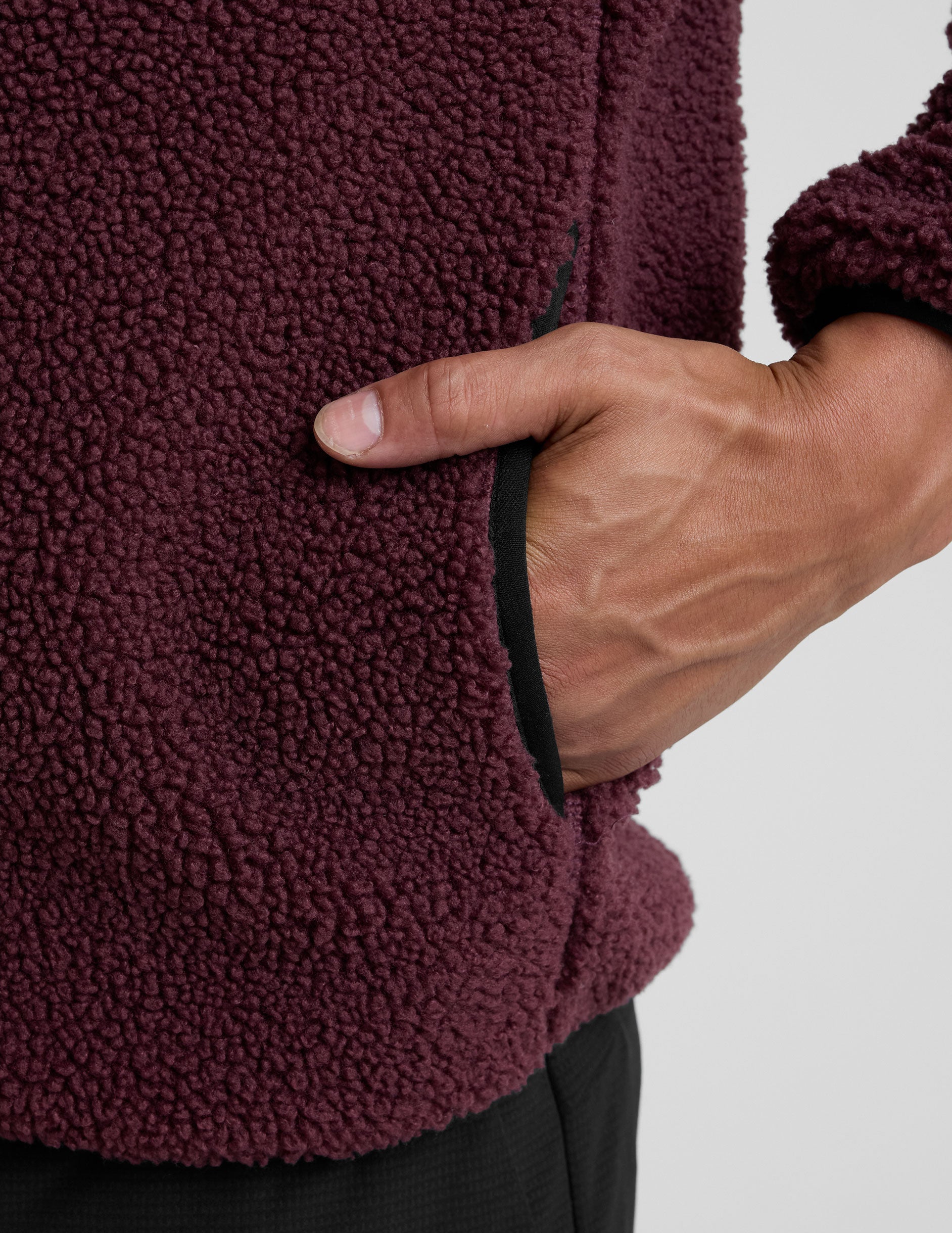 Boucle Fleece Men's Zip Jacket - Image 4