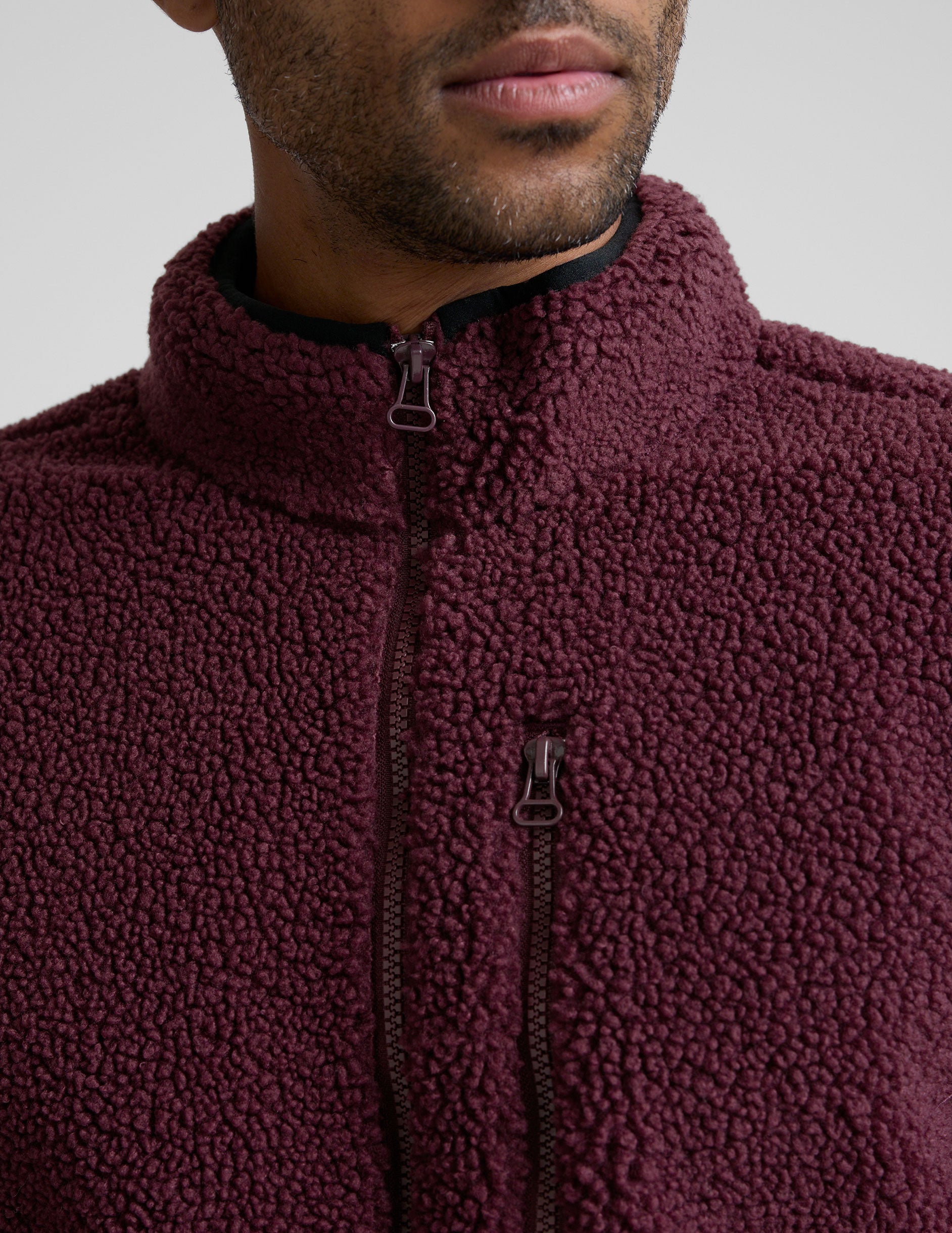 Boucle Fleece Men's Zip Jacket - Image 5