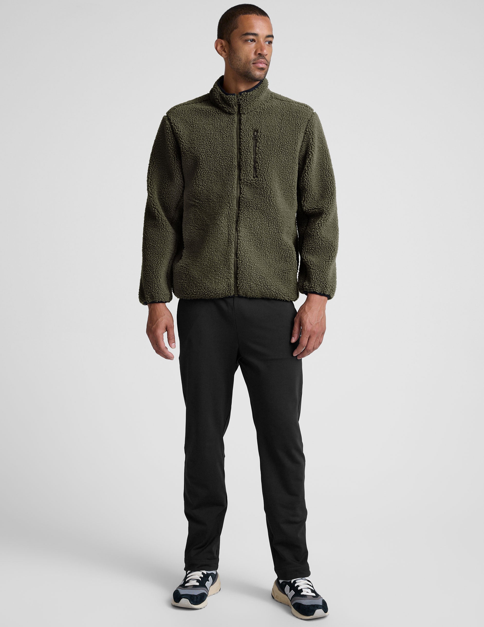 Boucle Fleece Men's Zip Jacket - Image 6