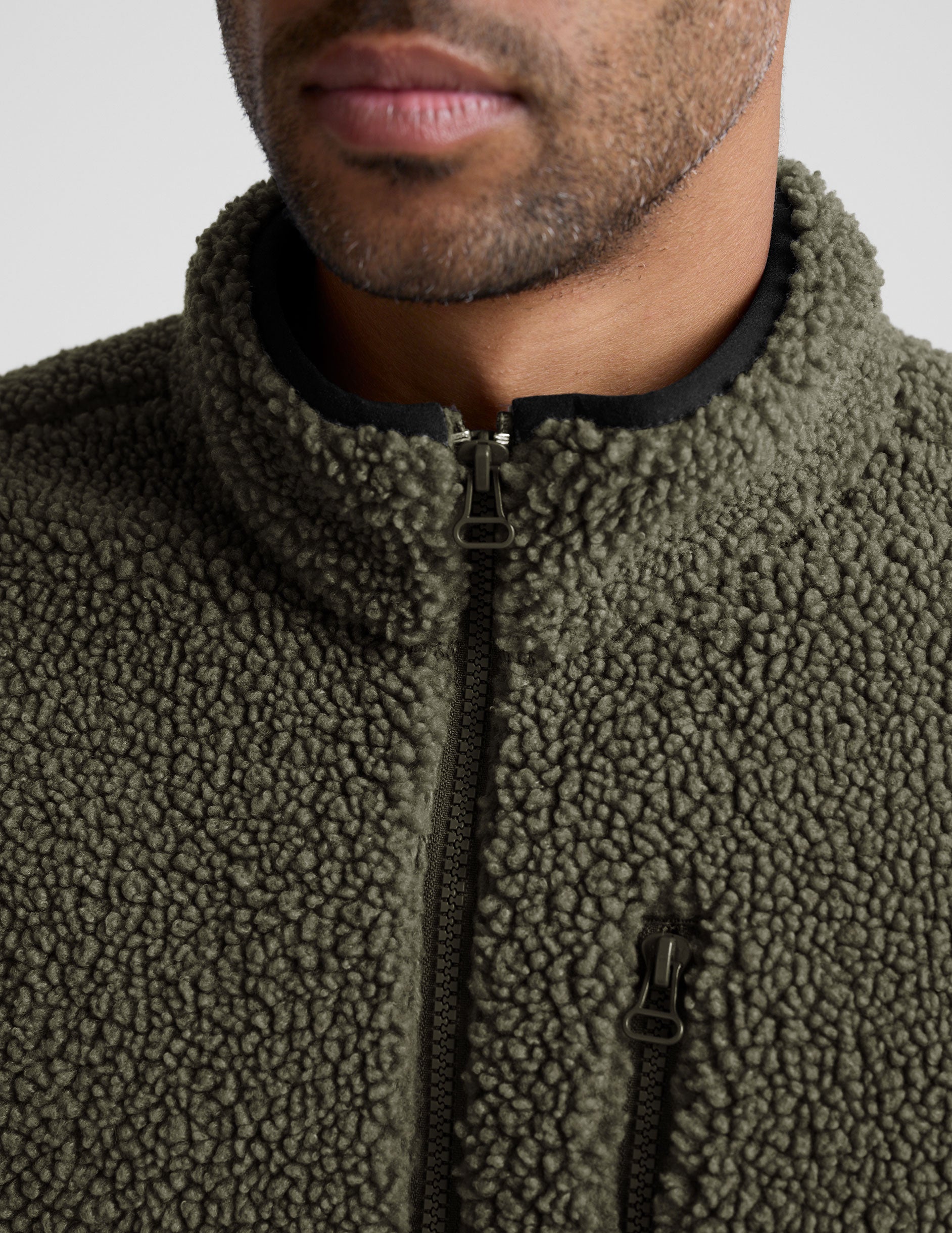 Boucle Fleece Men's Zip Jacket - Image 4