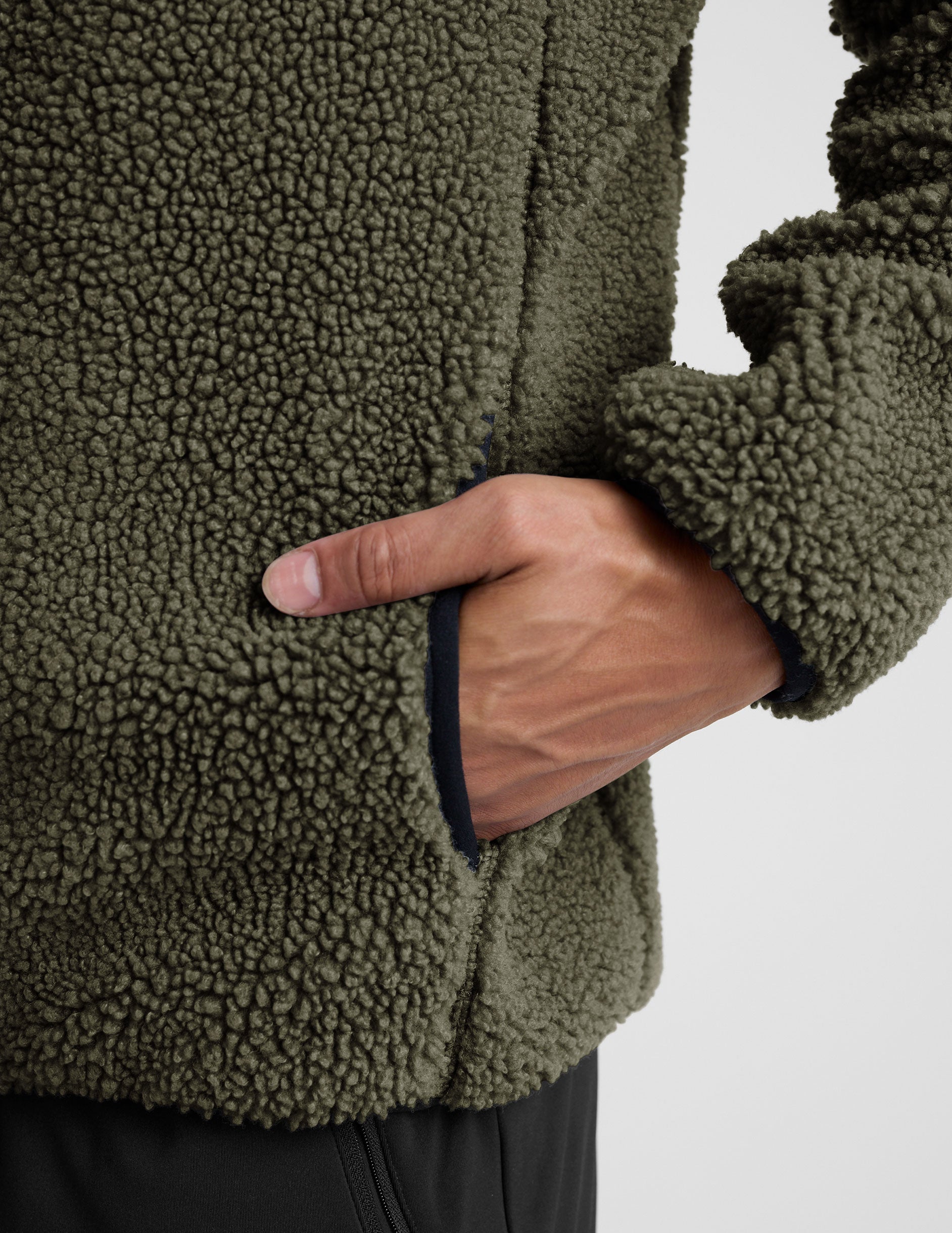 Boucle Fleece Men's Zip Jacket - Image 5