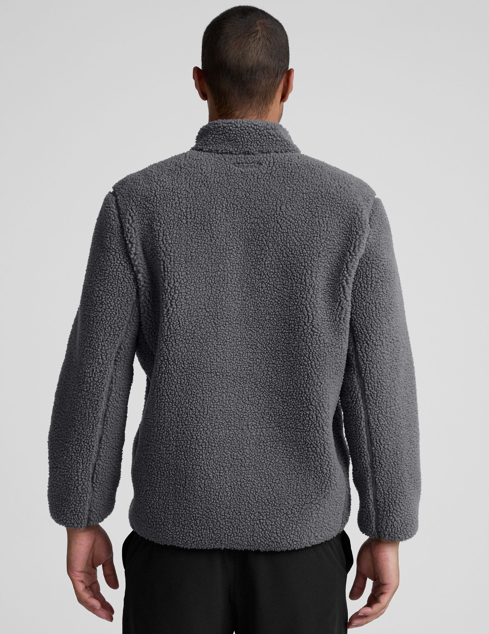 Boucle Fleece Men's Zip Jacket - Image 4