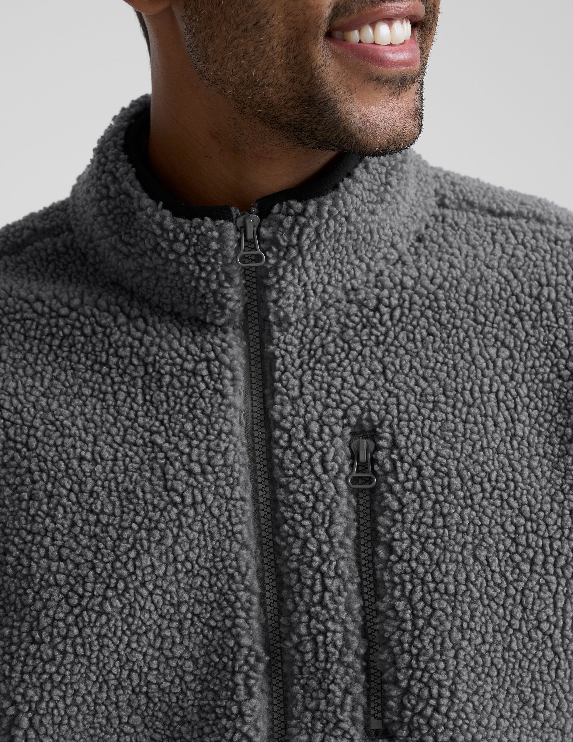 Boucle Fleece Men's Zip Jacket - Image 5