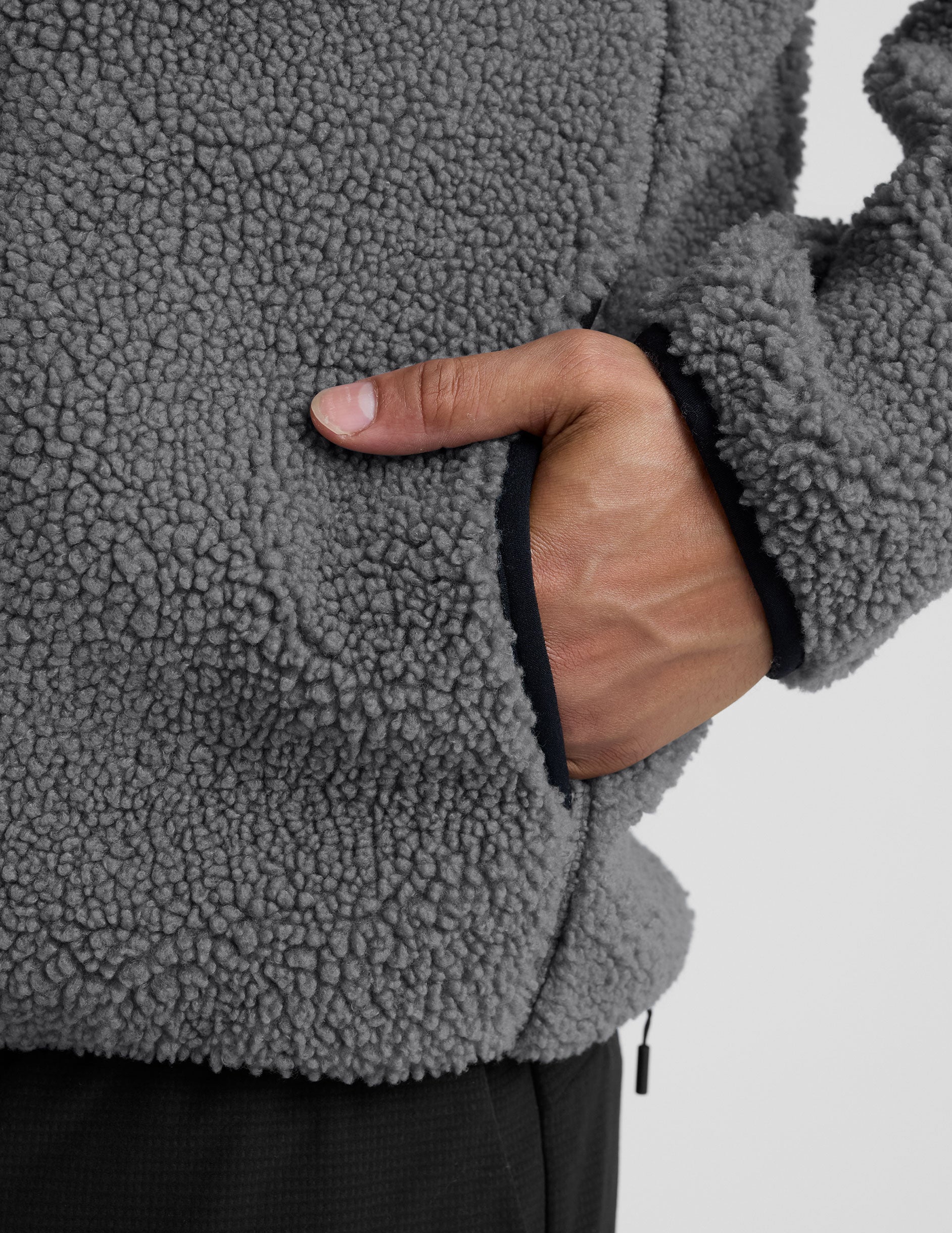 Boucle Fleece Men's Zip Jacket - Image 6