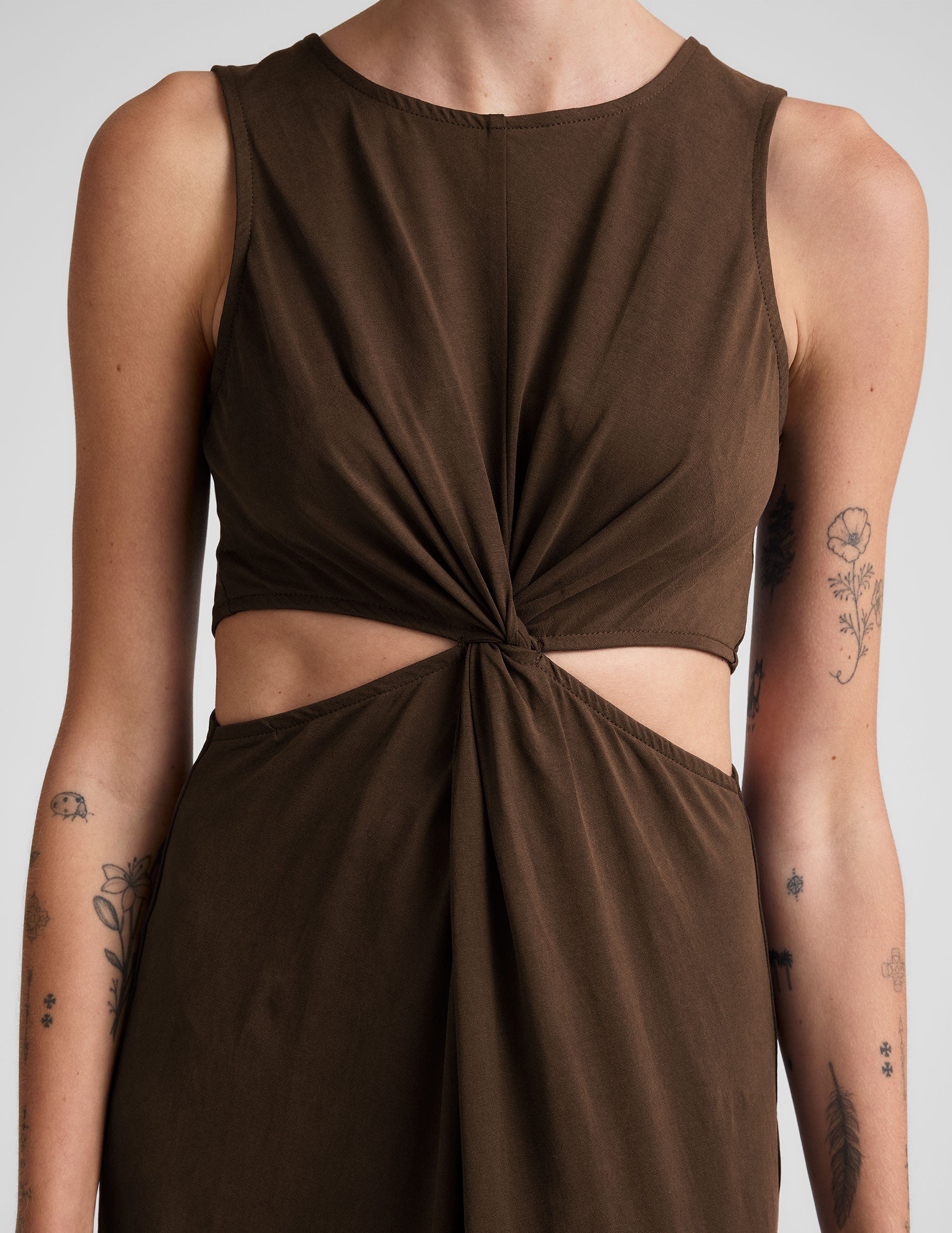 Around The World Front Twist Dress - Image 4