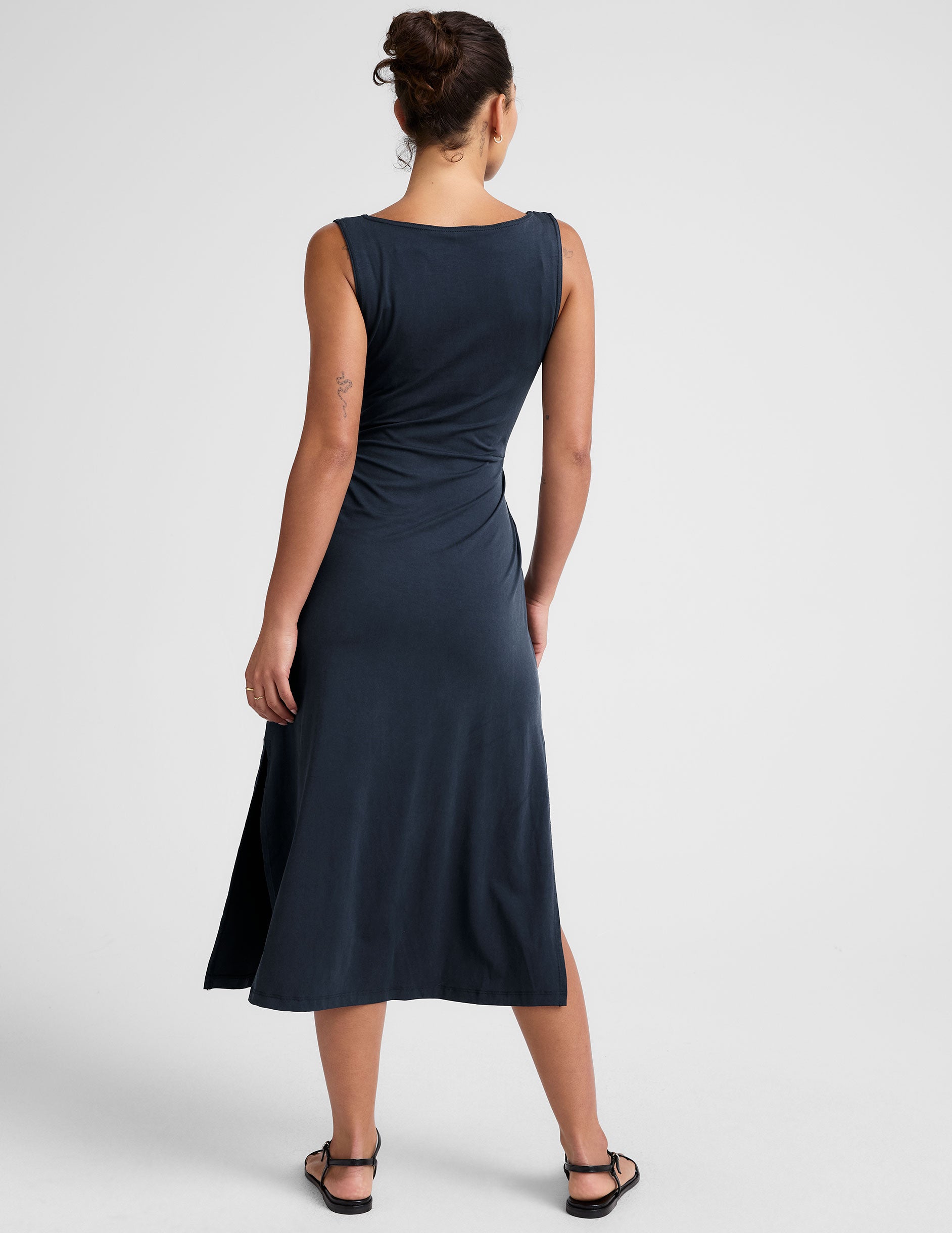 Rotation Side Twist Midi Dress - Image 3