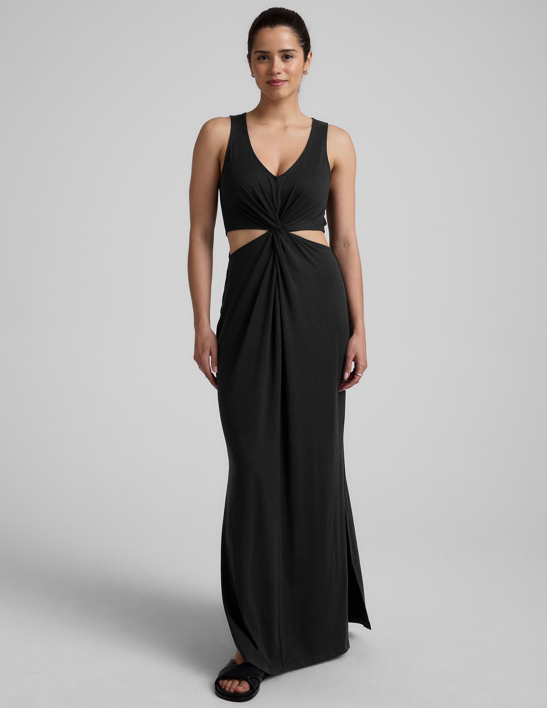 Maxi Around The World Front Twist Dress - Image 3
