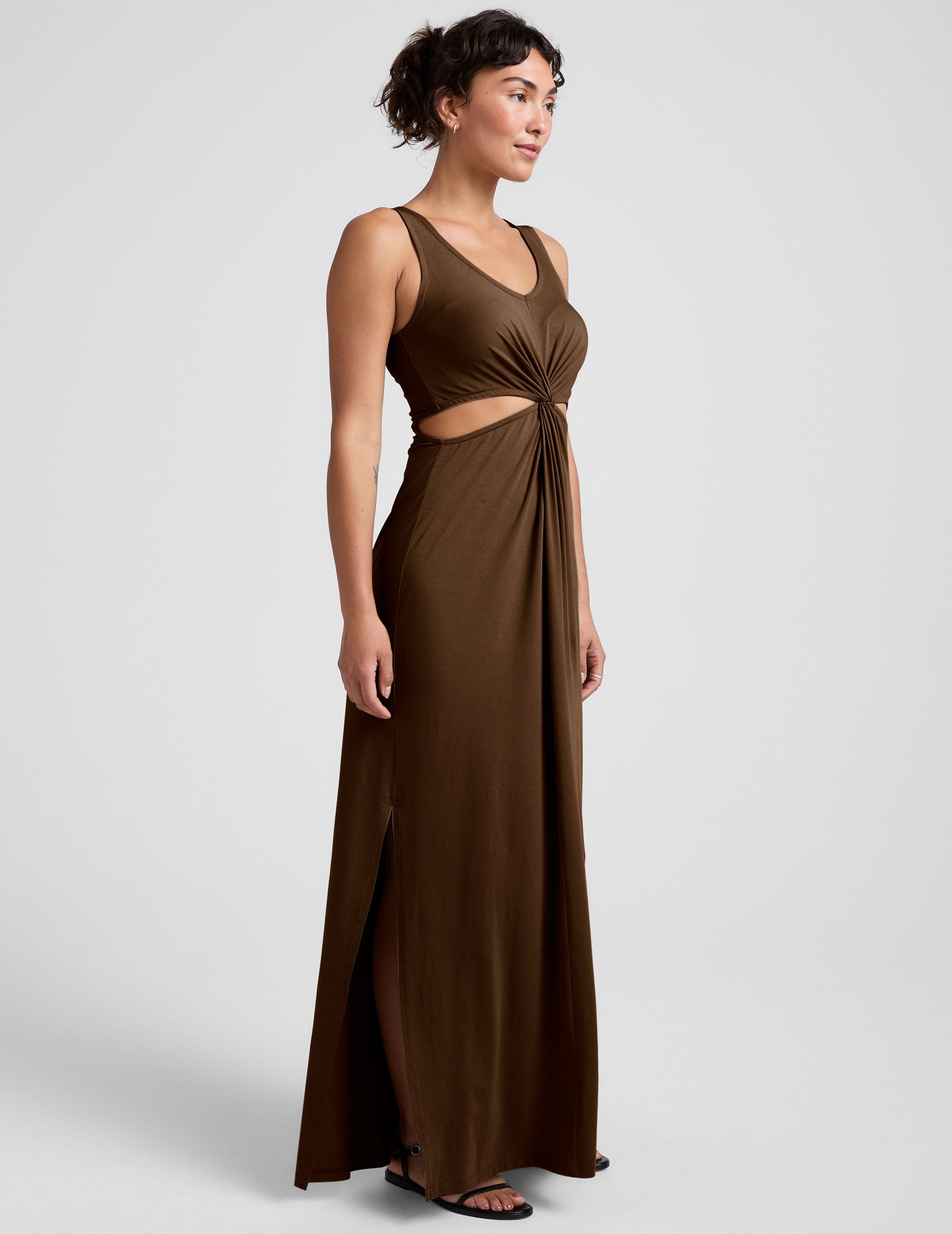 Maxi Around The World Front Twist Dress - Image 3