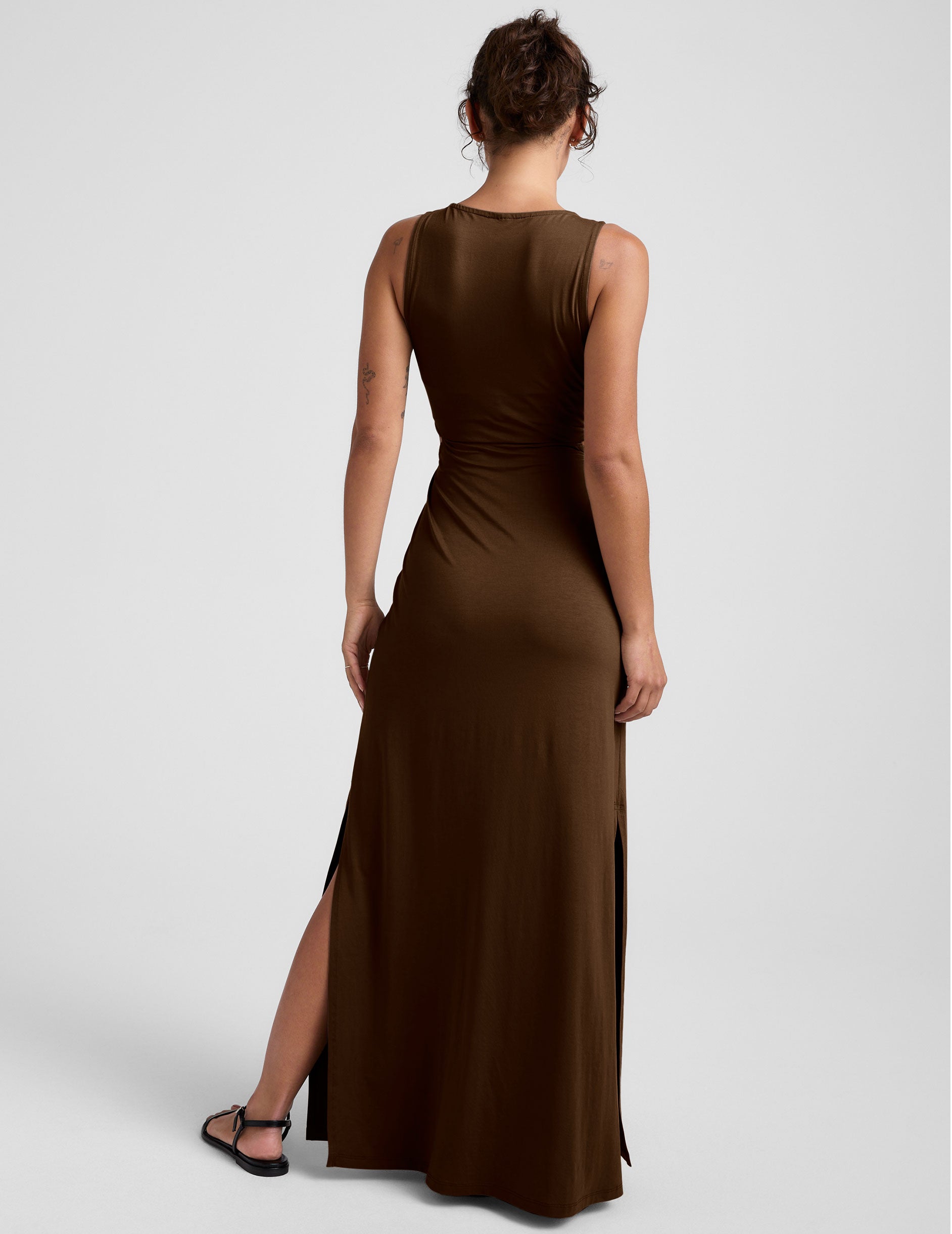 Maxi Around The World Front Twist Dress - Image 4