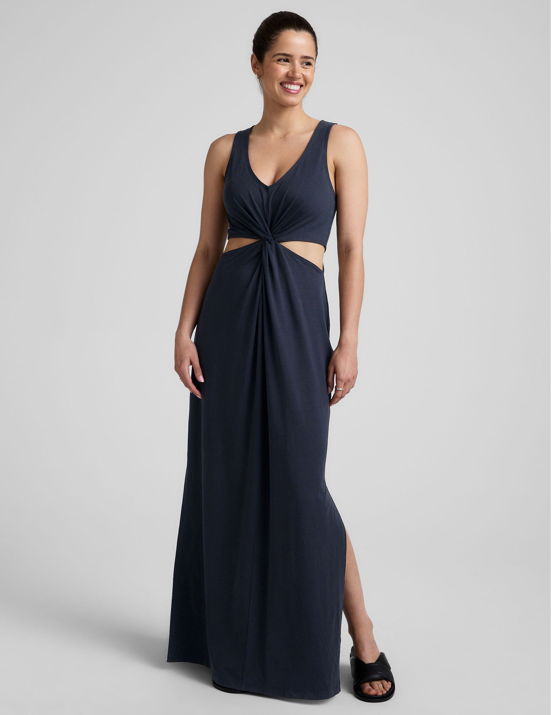 Maxi Around The World Front Twist Dress - Image 3