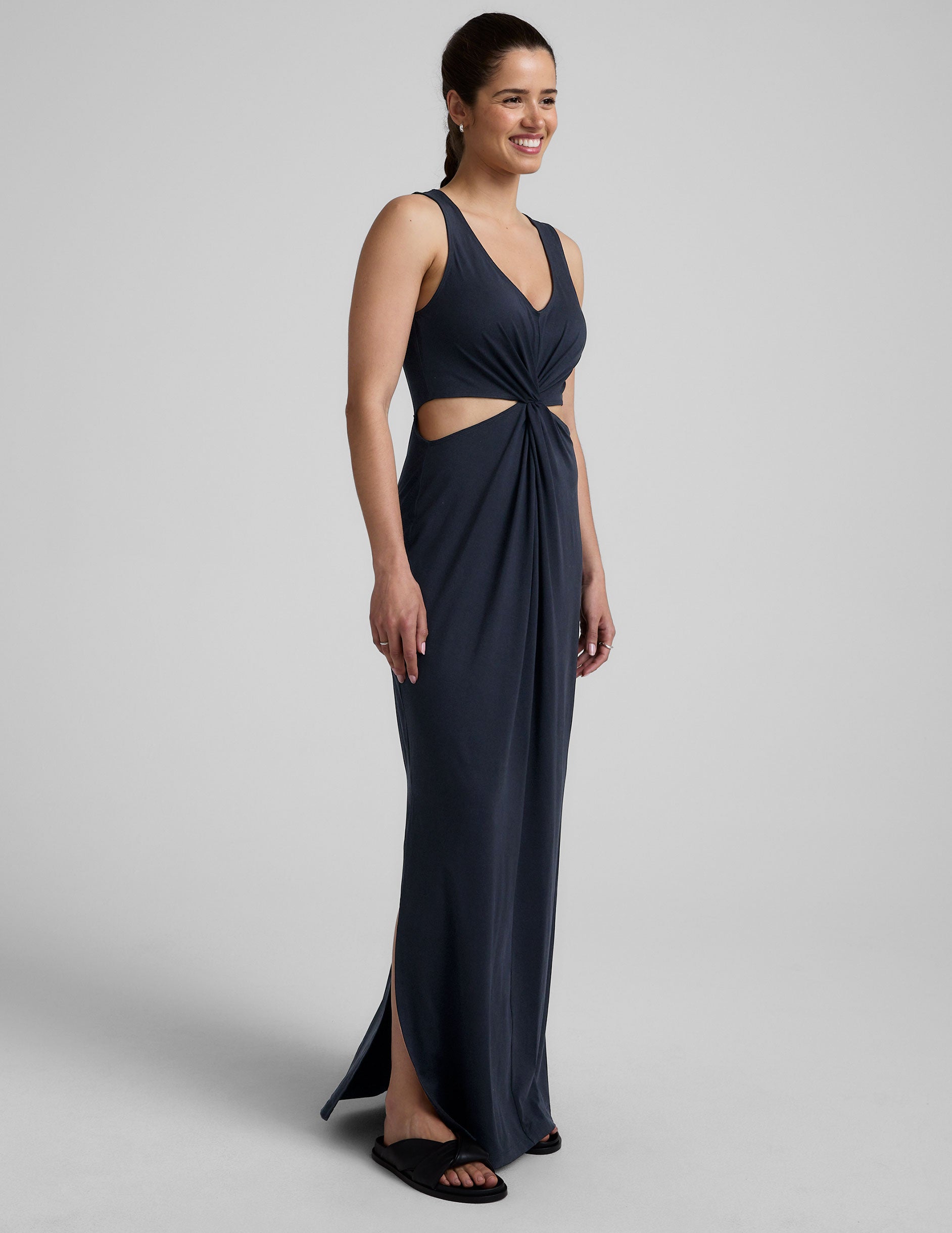 Maxi Around The World Front Twist Dress - Image 4