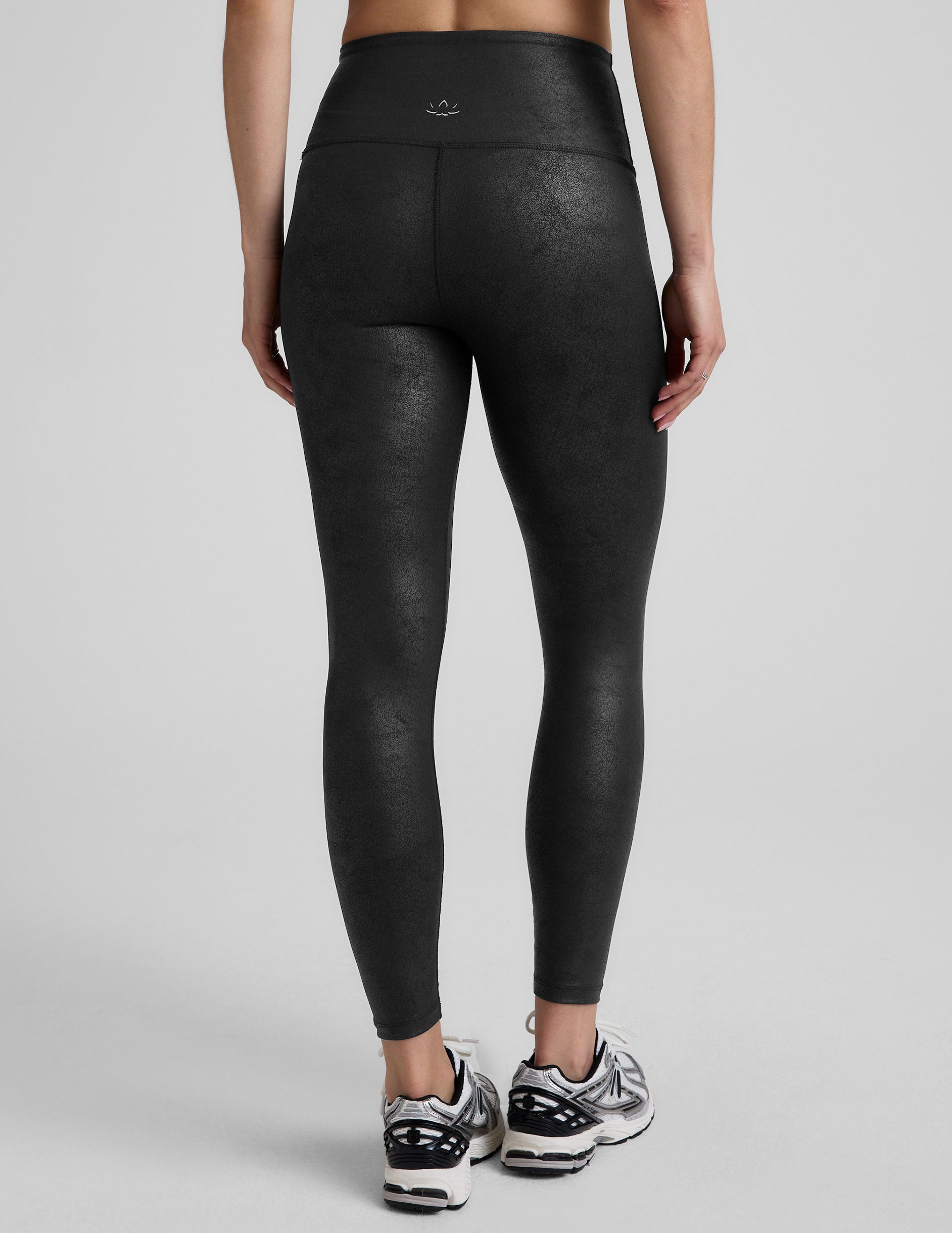 Leatherette High Waisted Midi Legging - Image 6
