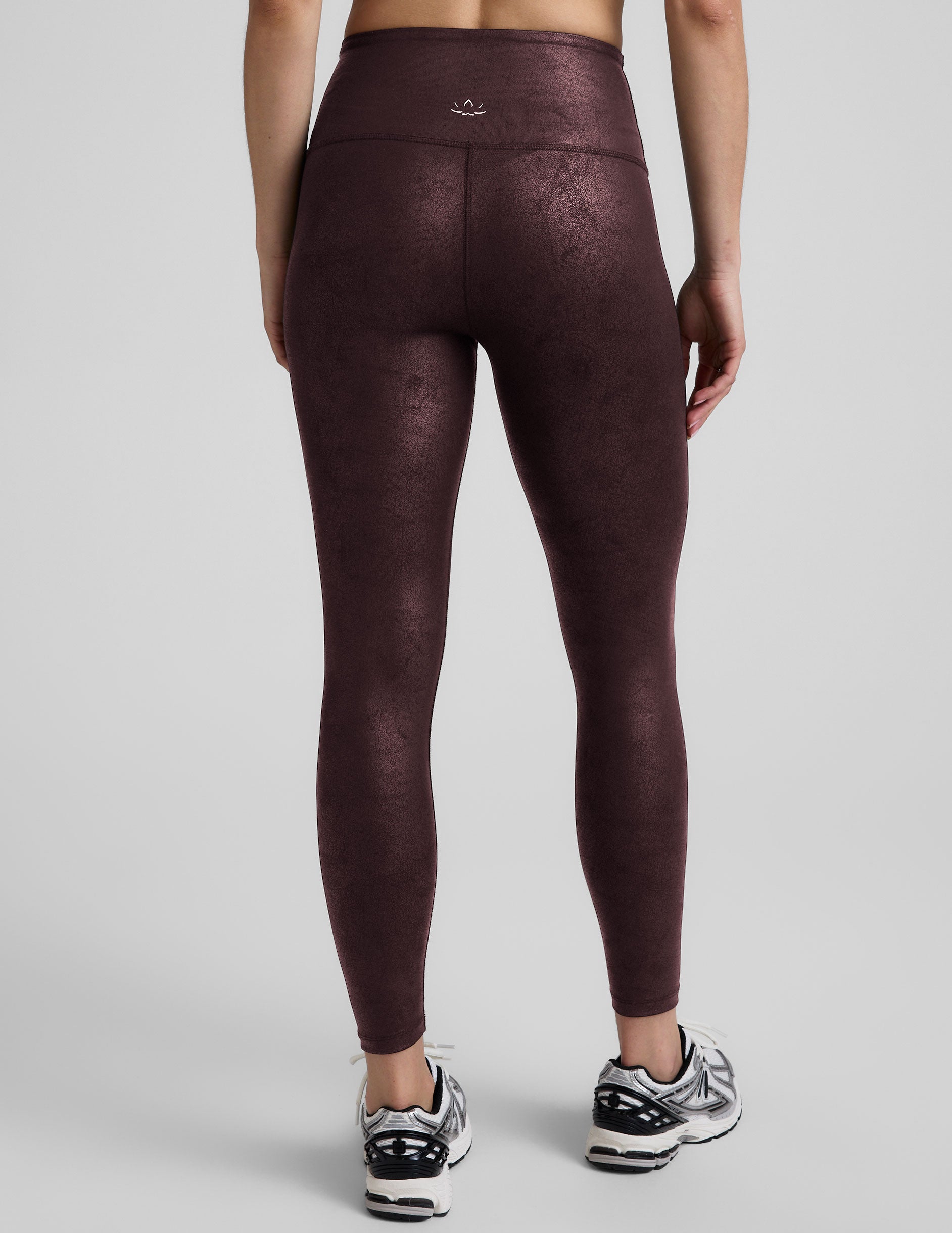 Leatherette High Waisted Midi Legging - Image 4