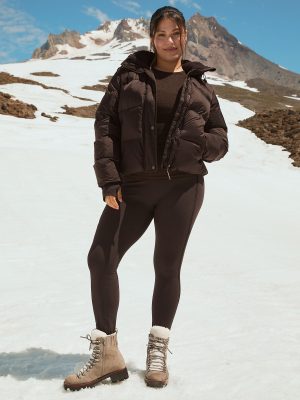 Pacer Fleece Zip Pocket Full Length Legging