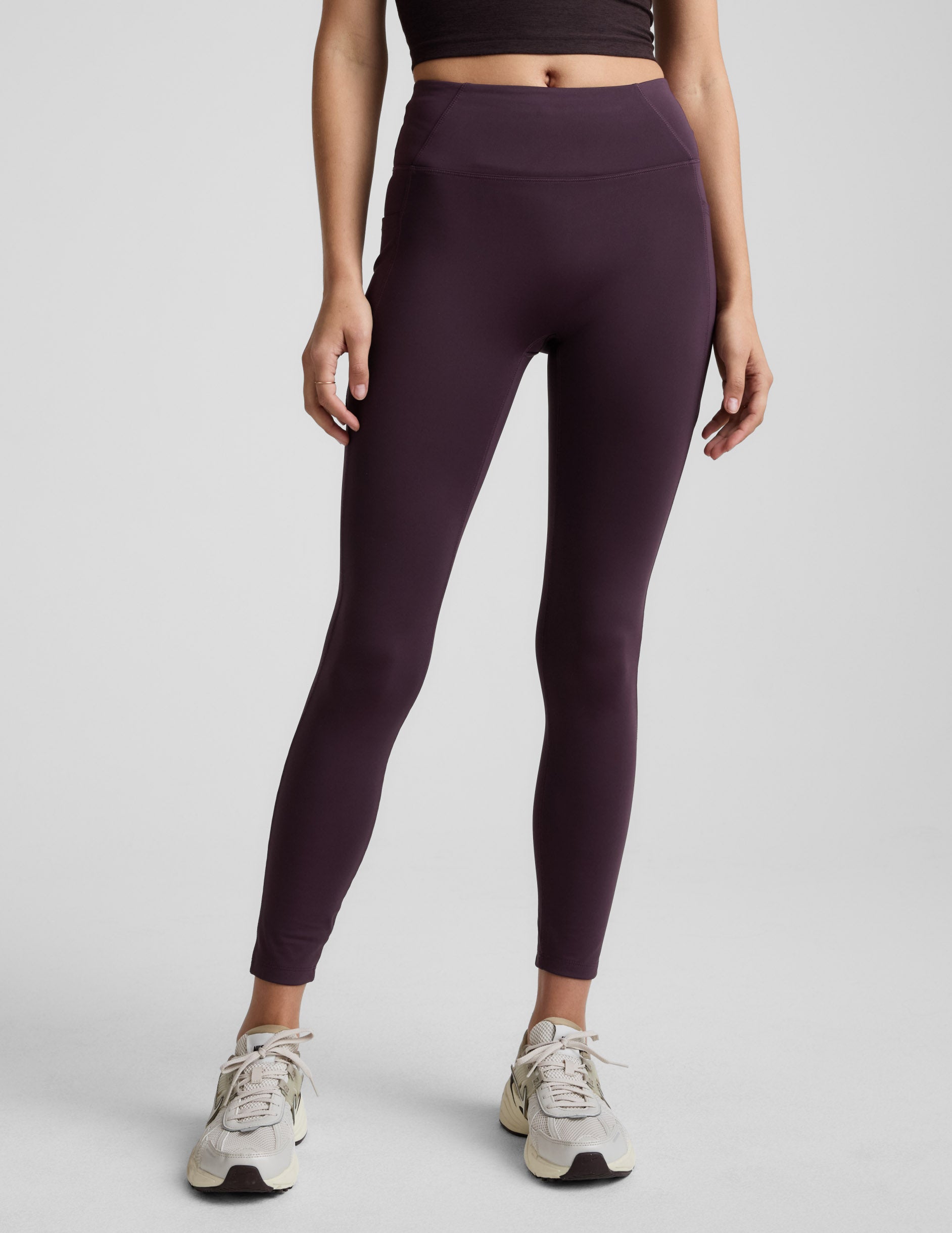Pacer Fleece Zip Pocket Full Length Legging - Image 2
