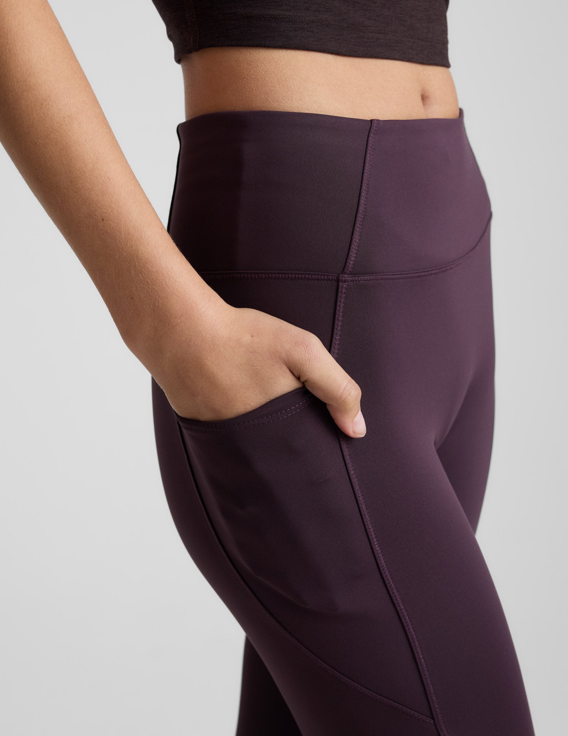 Pacer Fleece Zip Pocket Full Length Legging - Image 3