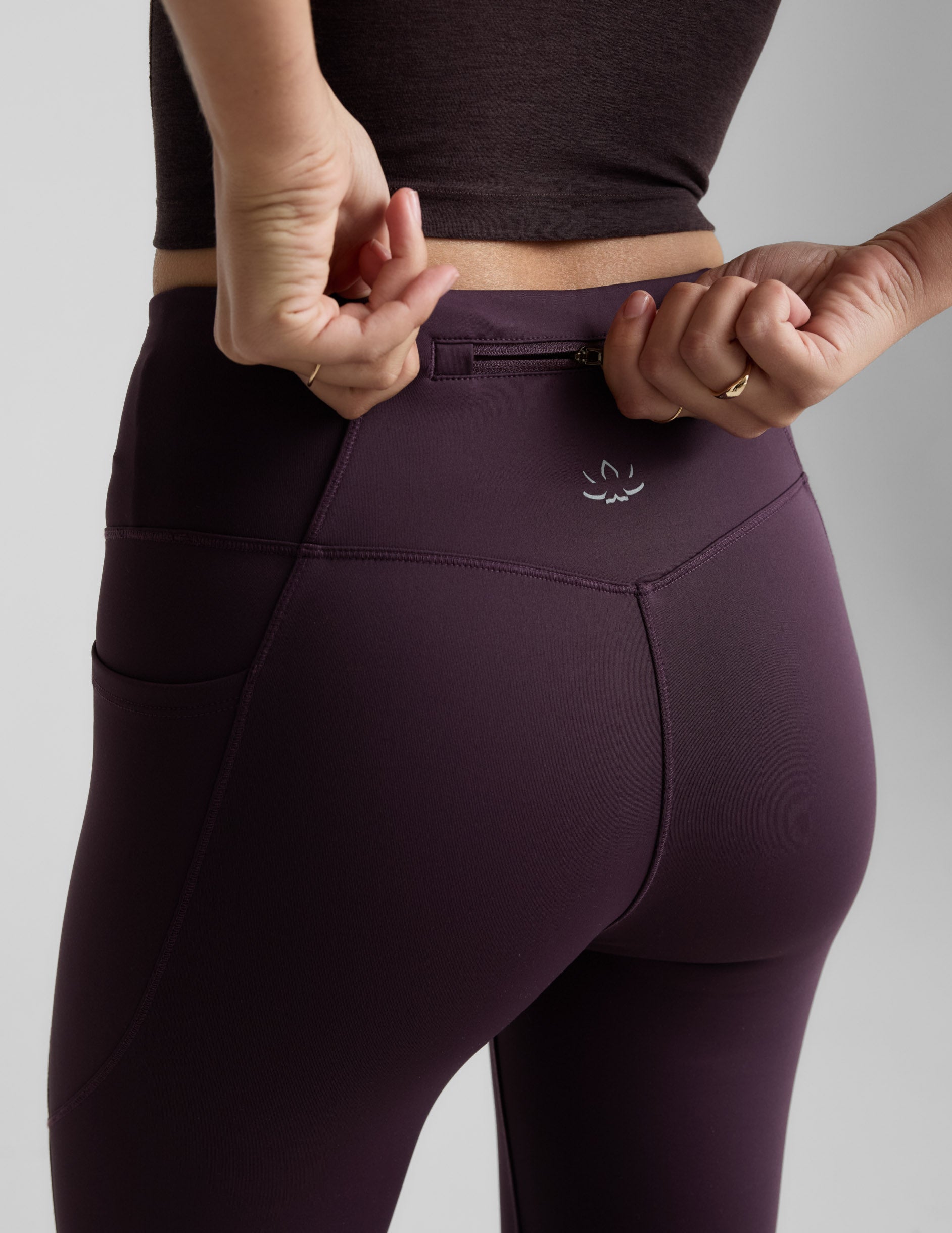 Pacer Fleece Zip Pocket Full Length Legging - Image 5
