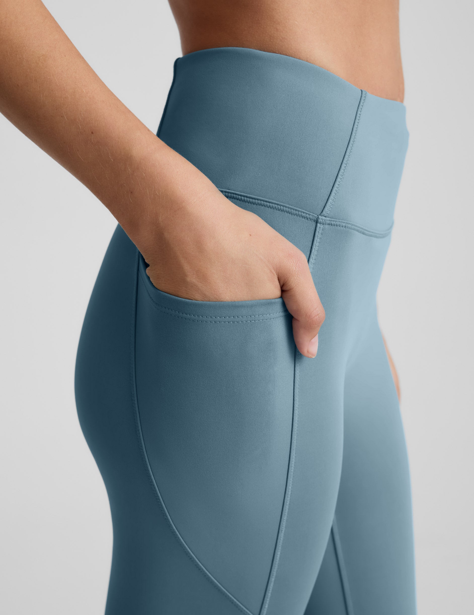 Pacer Fleece Zip Pocket Full Length Legging - Image 2