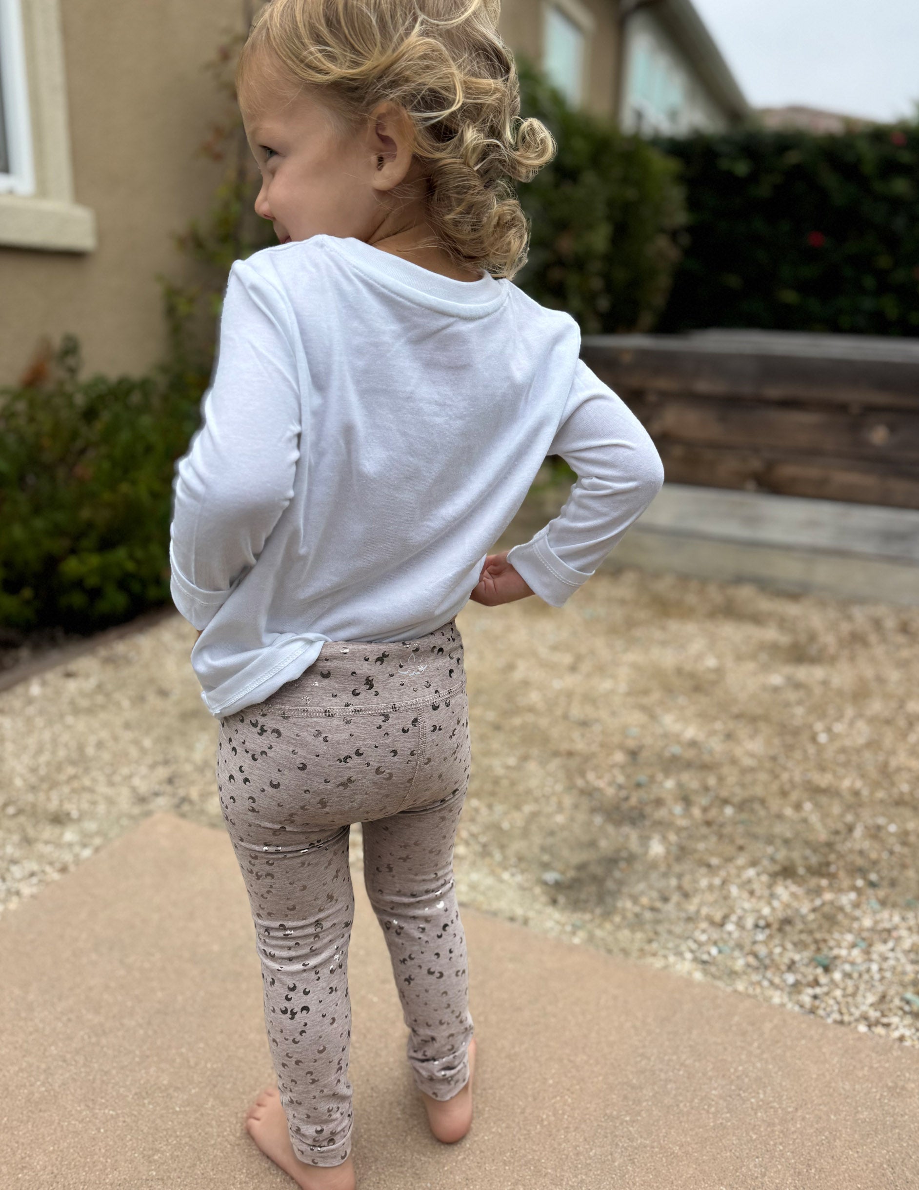 Chai Mini Moons SoftShine Toddler Legging - Image 2