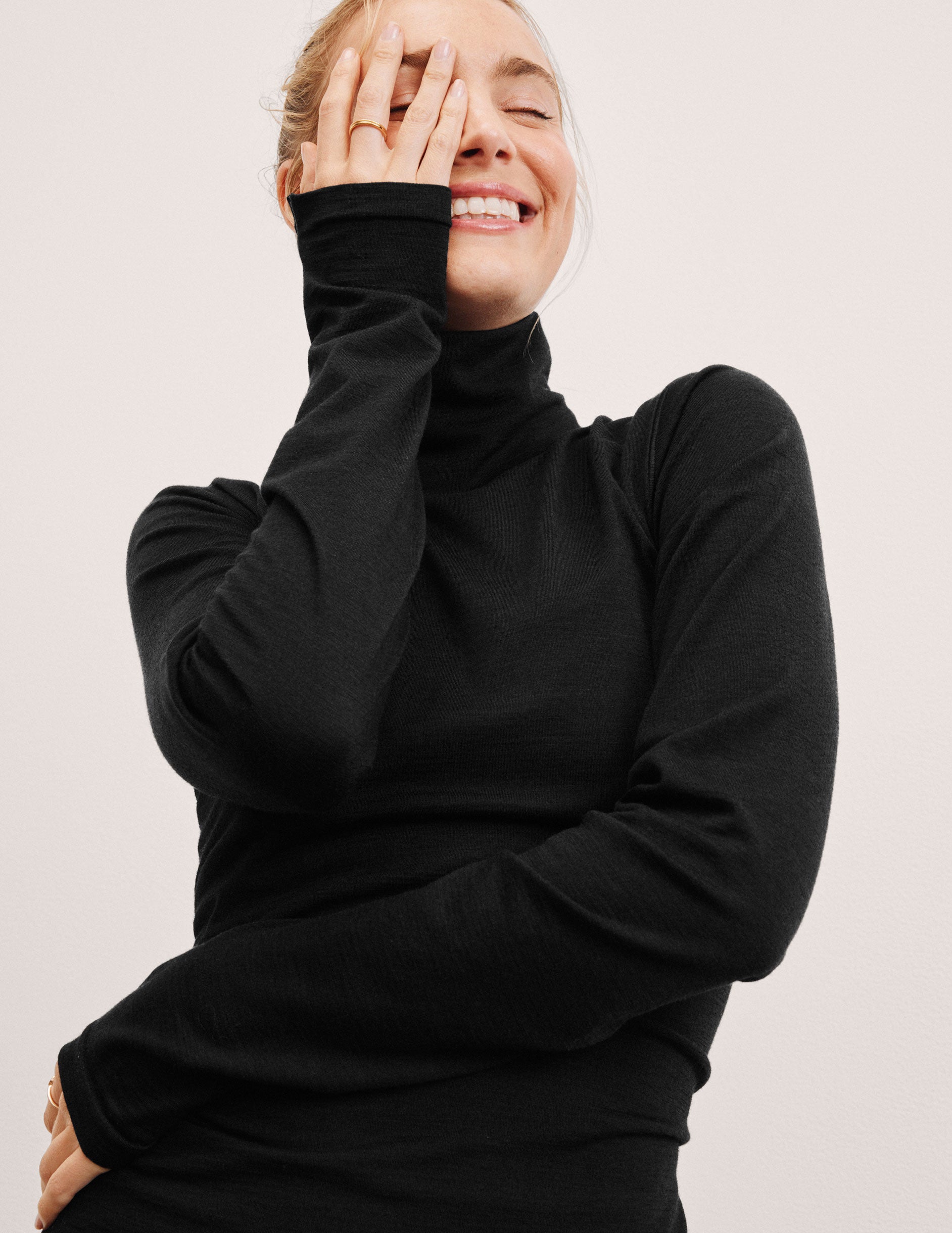 LuxeKnit Merino Wool Turtleneck - Image 2