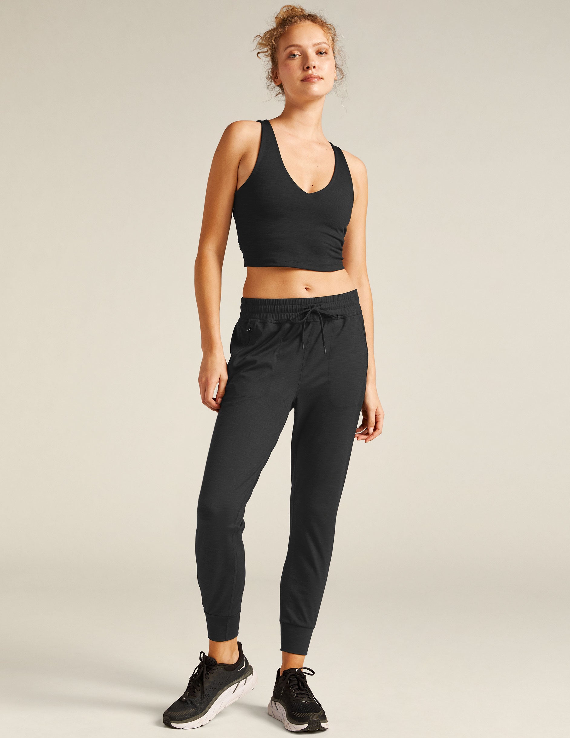 Heather Rib Street Jogger - Image 5
