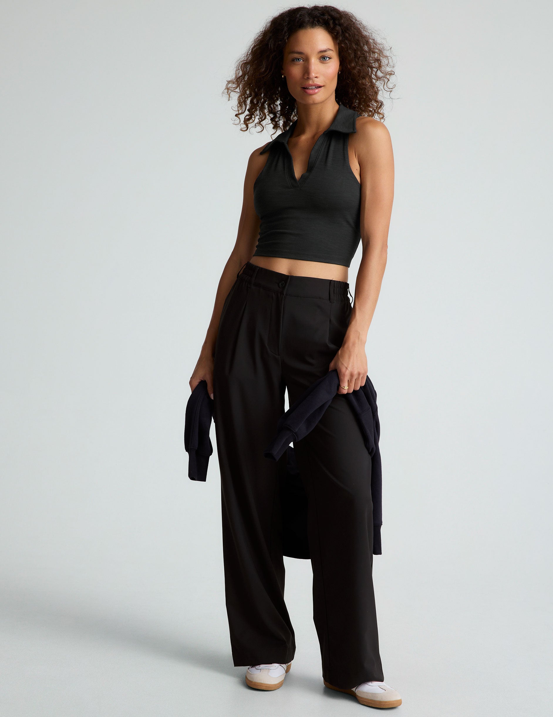 Heather Rib Prep Cropped Tank - Image 5