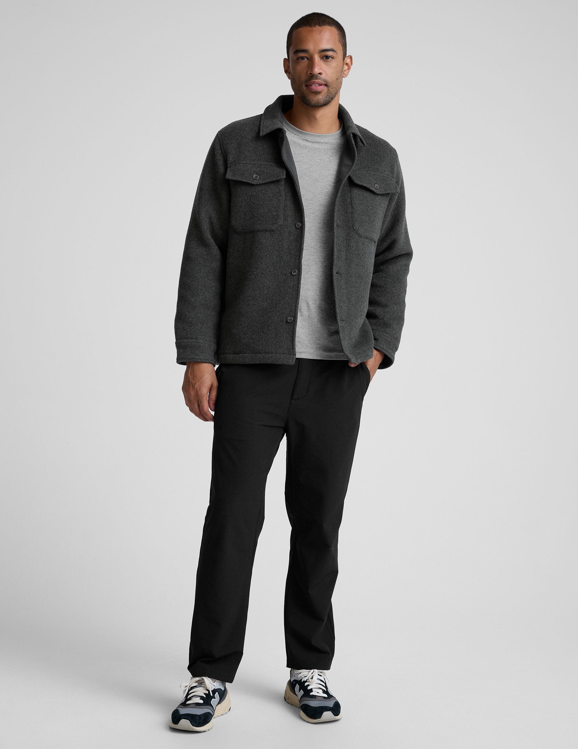 Infinite Wool Men's Shirt Jacket - Image 4