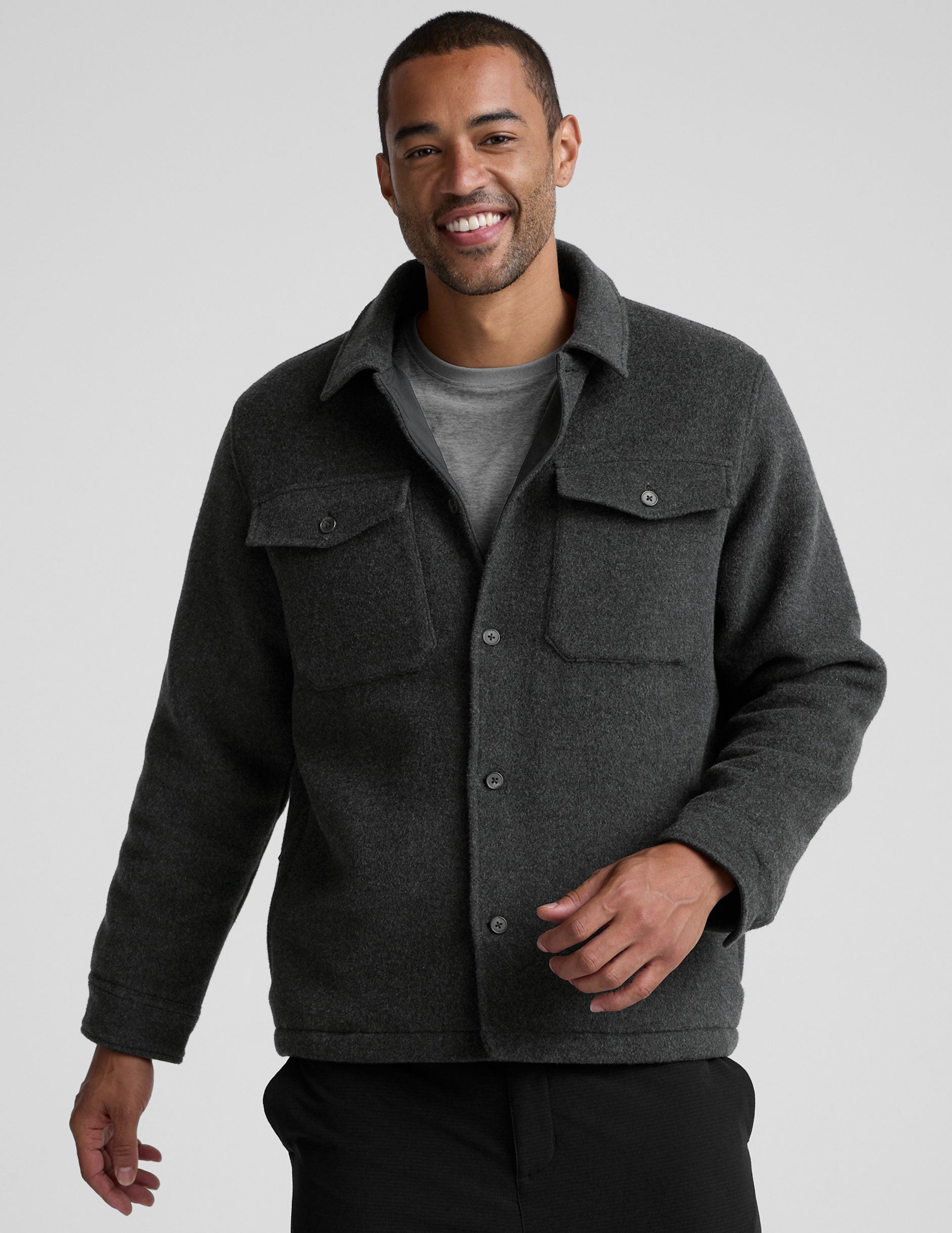 Infinite Wool Men's Shirt Jacket