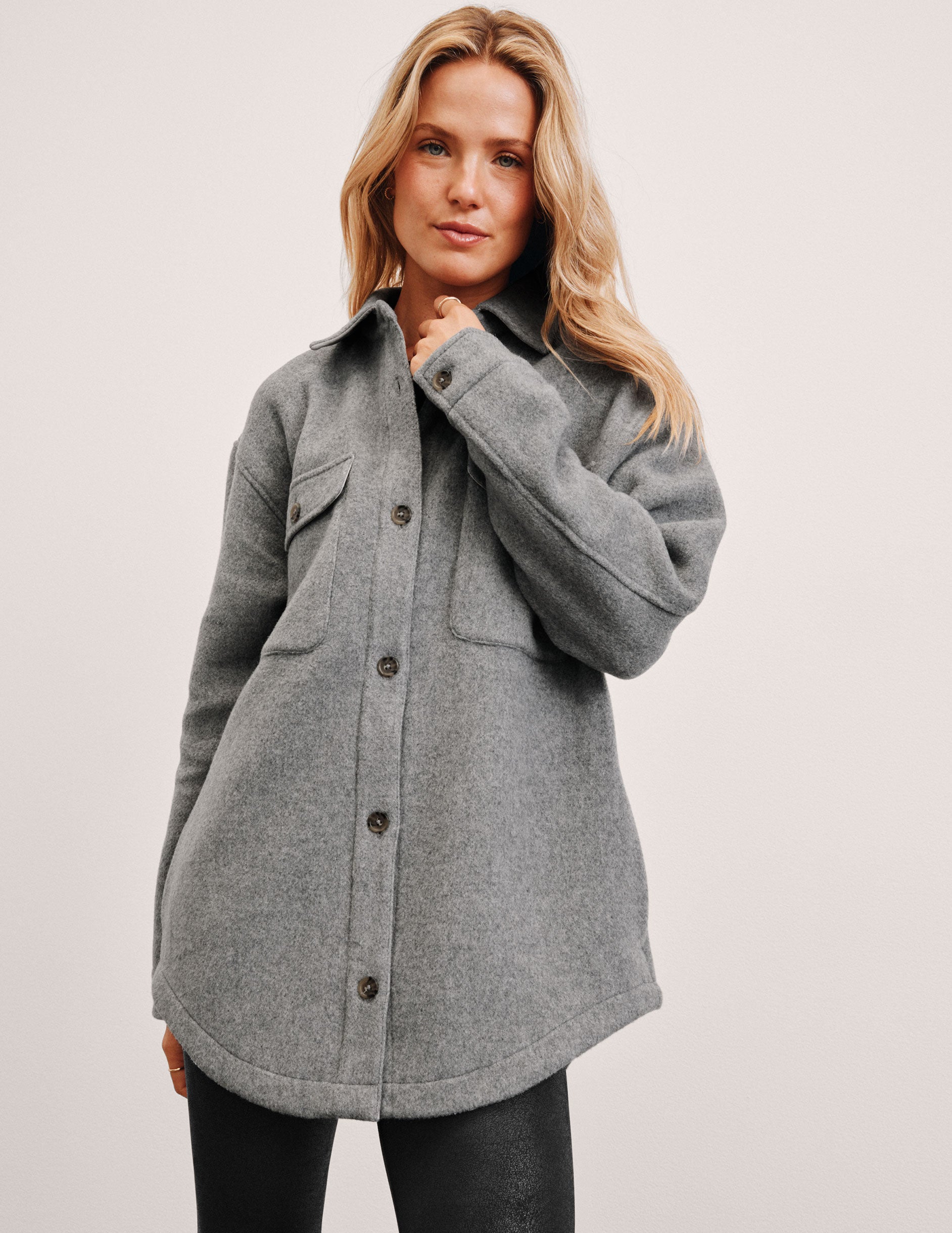 Insulated Wool Shirt Jacket - Image 2