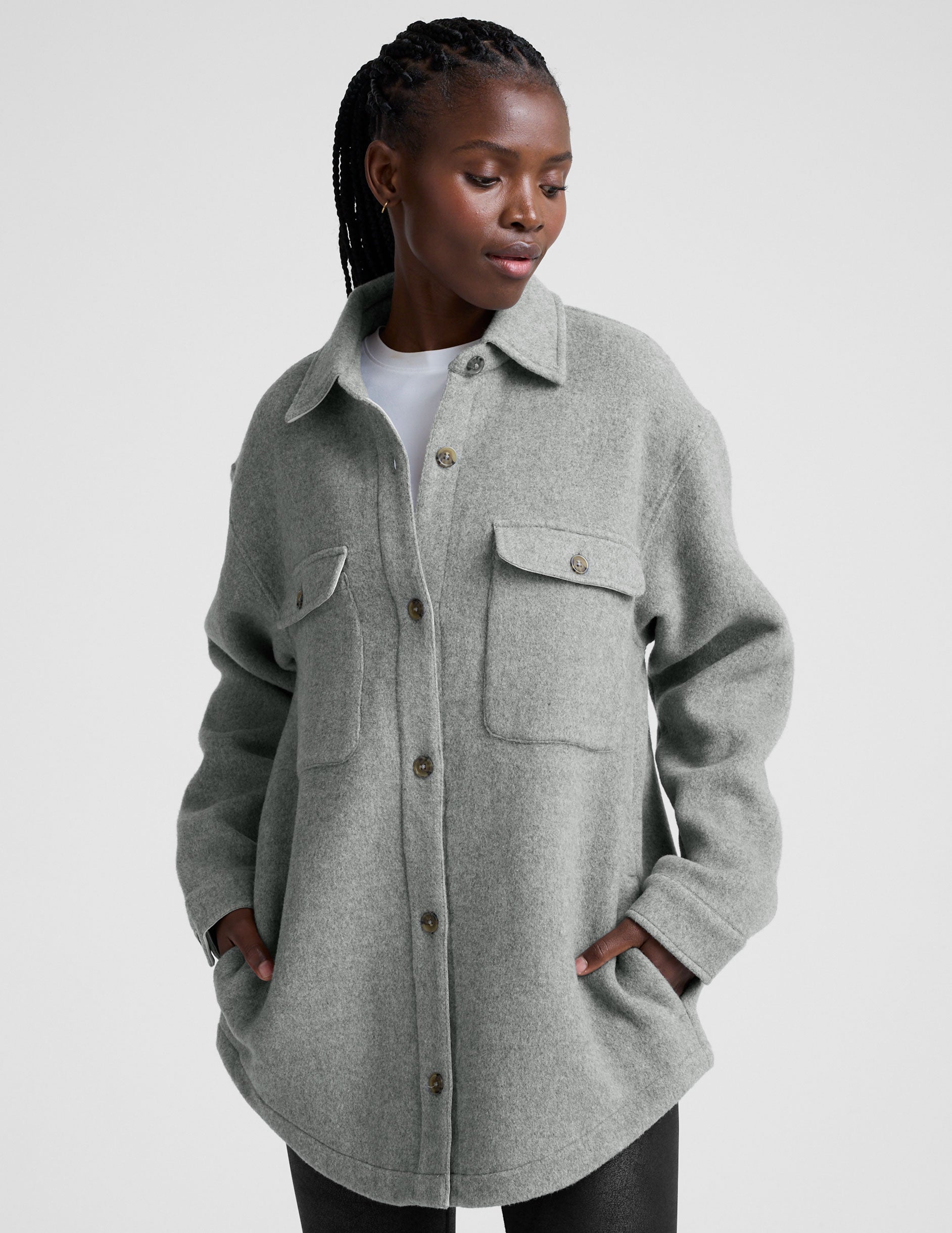 Insulated Wool Shirt Jacket - Image 3