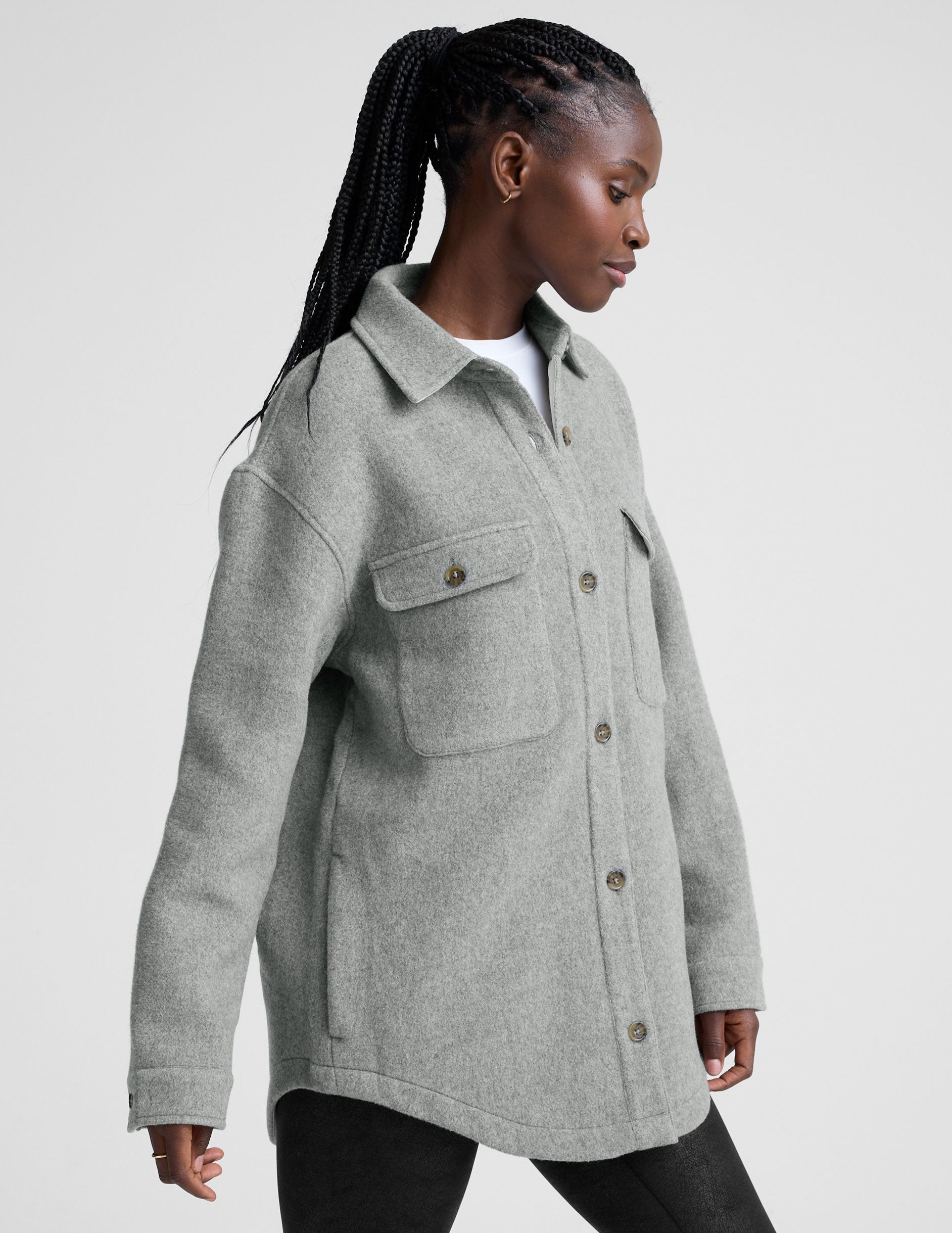 Insulated Wool Shirt Jacket - Image 4