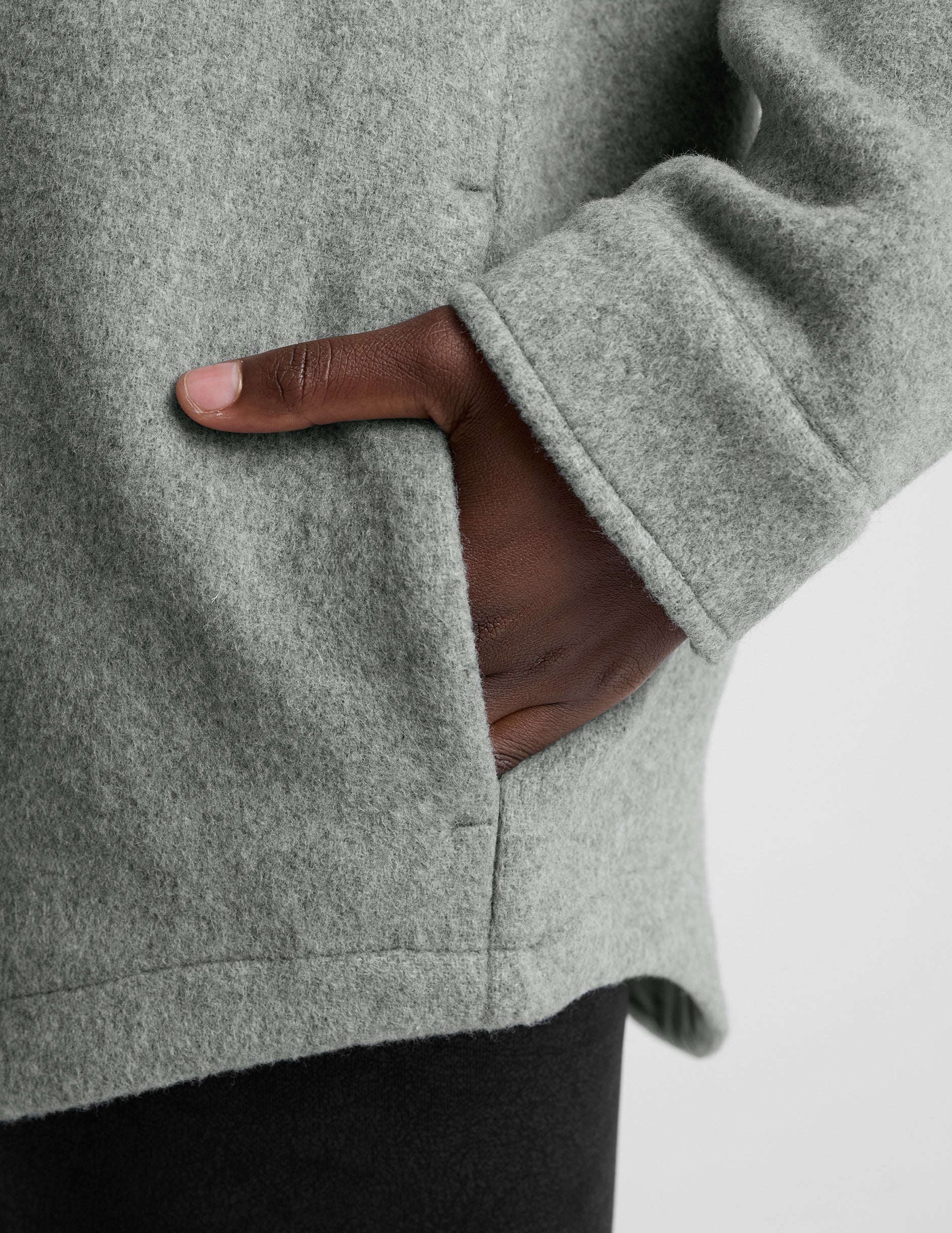 Insulated Wool Shirt Jacket - Image 8