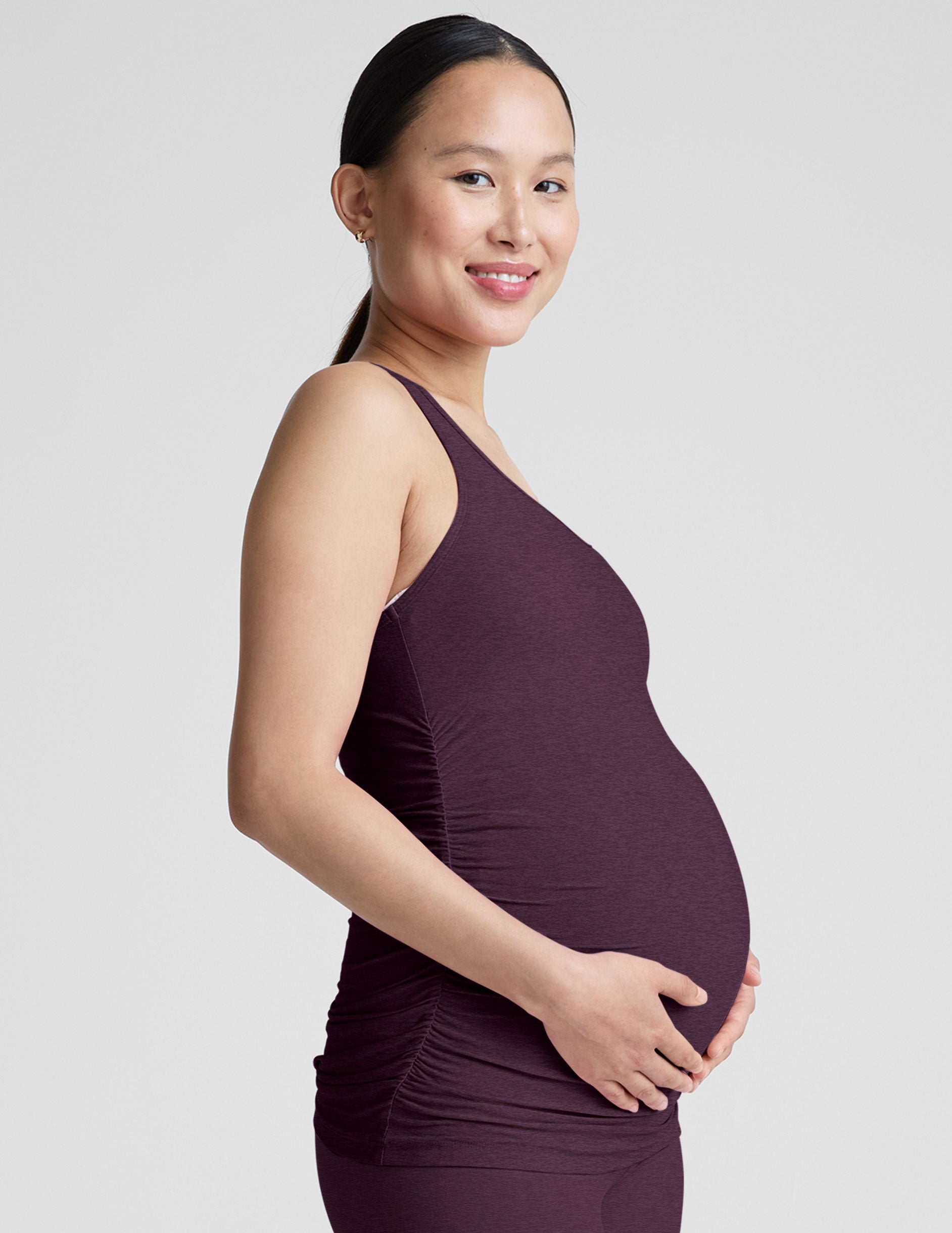 Featherweight Let It Grow Racerback Maternity Tank - Image 2