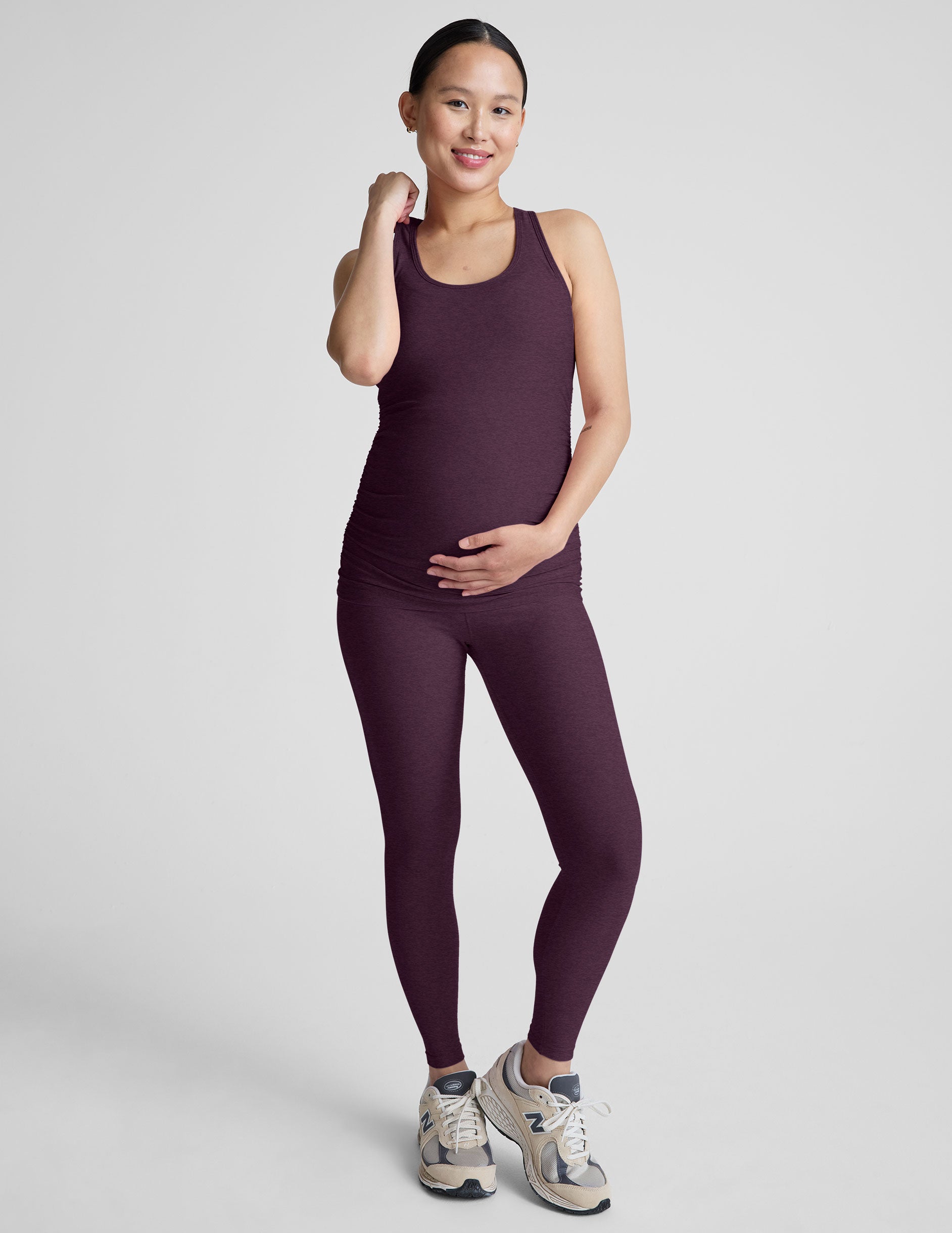 Featherweight Let It Grow Racerback Maternity Tank - Image 4