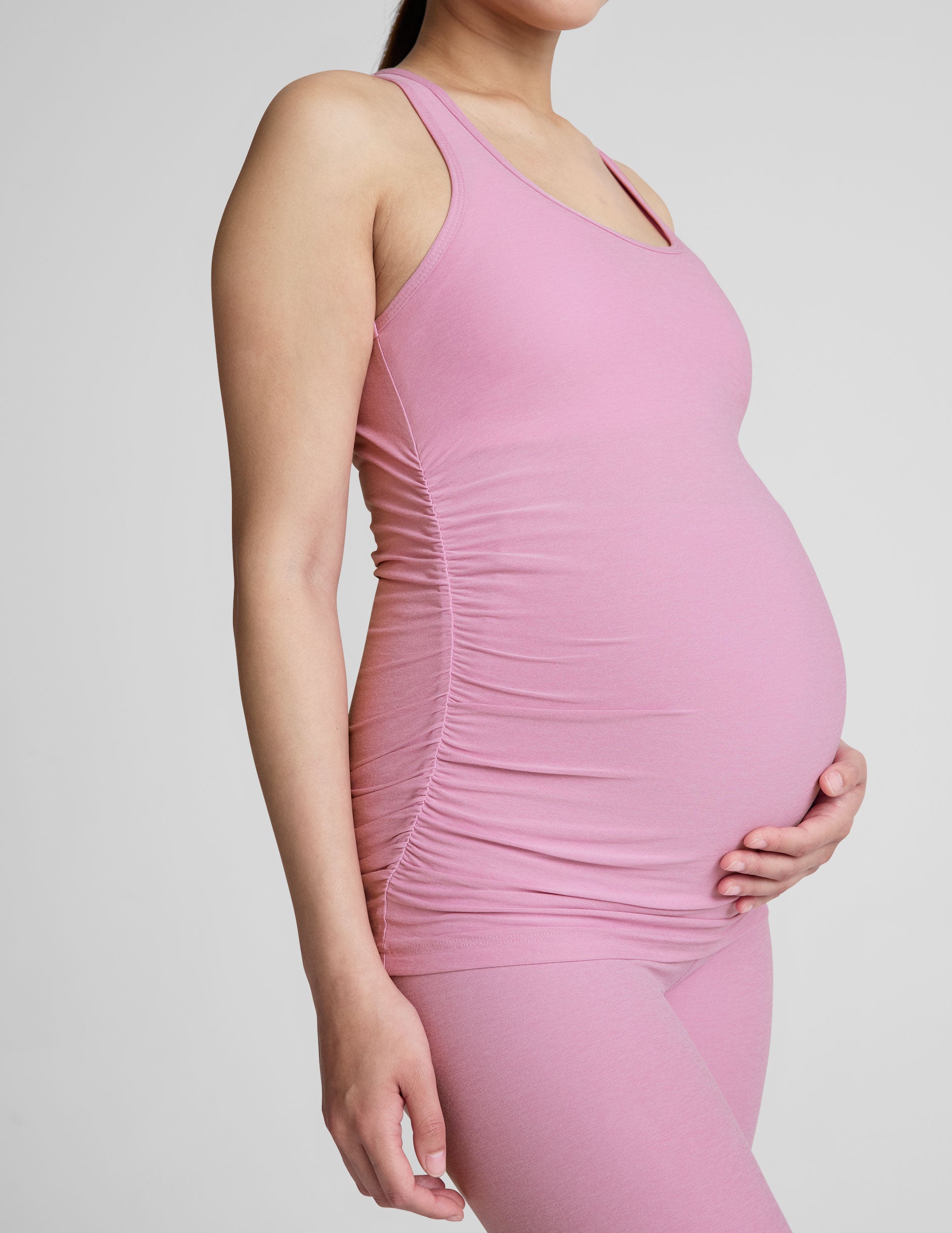Featherweight Let It Grow Racerback Maternity Tank - Image 3