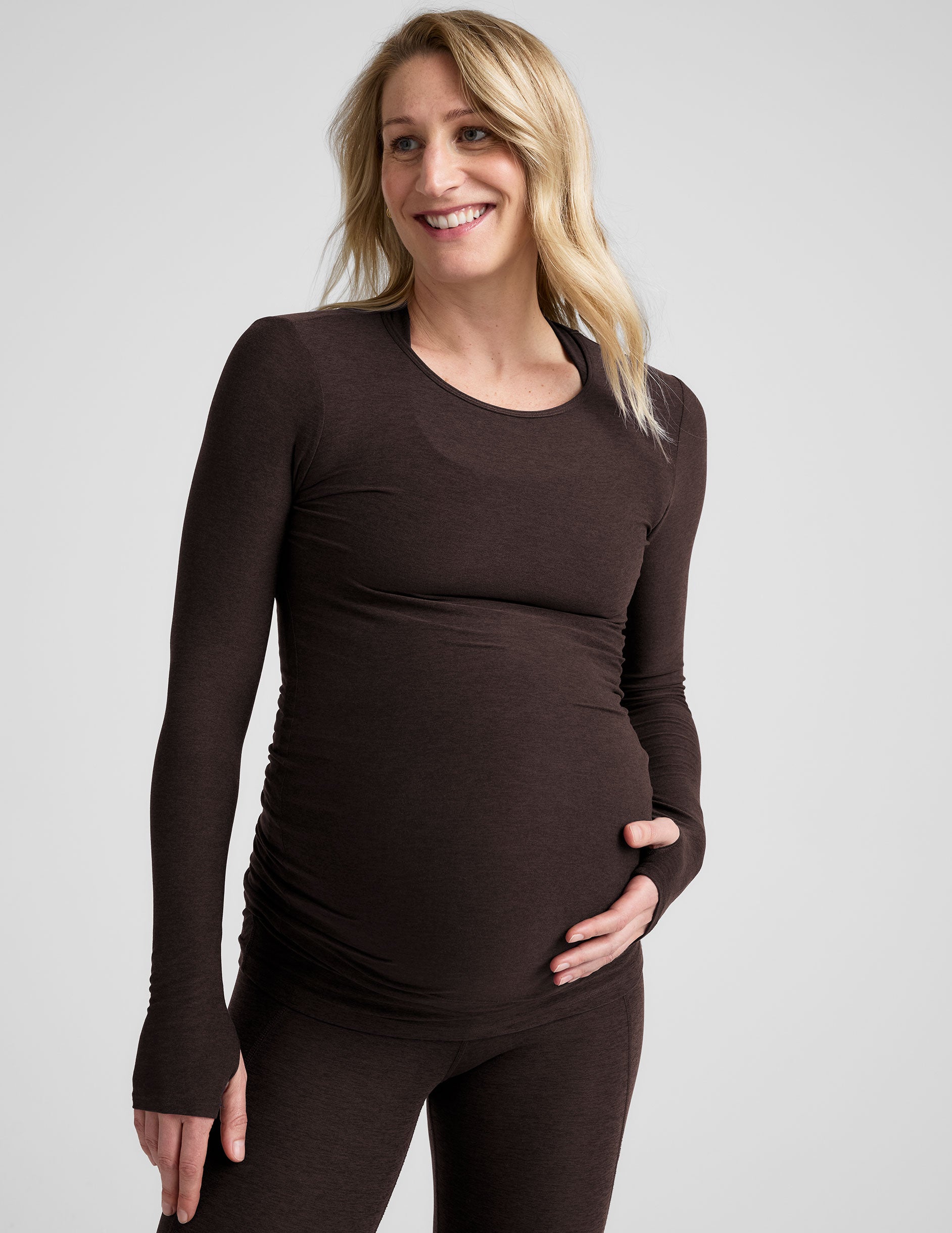 Featherweight Count On Me Maternity Crew Pullover - Image 2