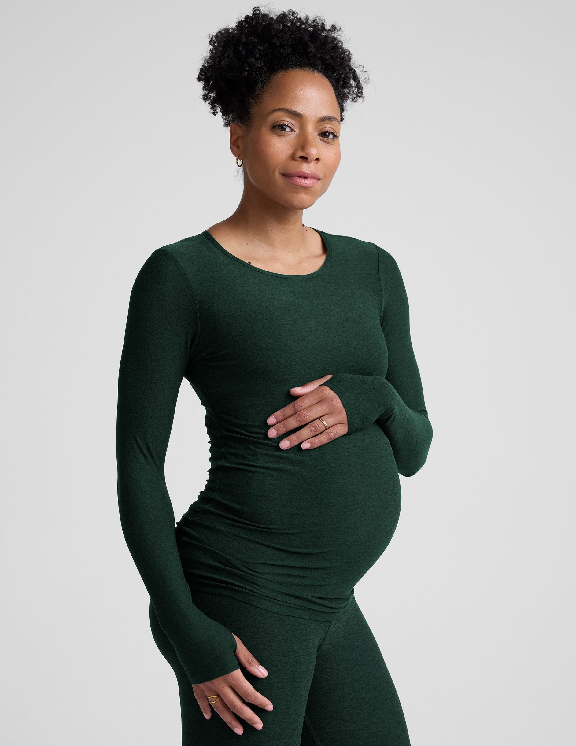 Featherweight Count On Me Maternity Crew Pullover - Image 2