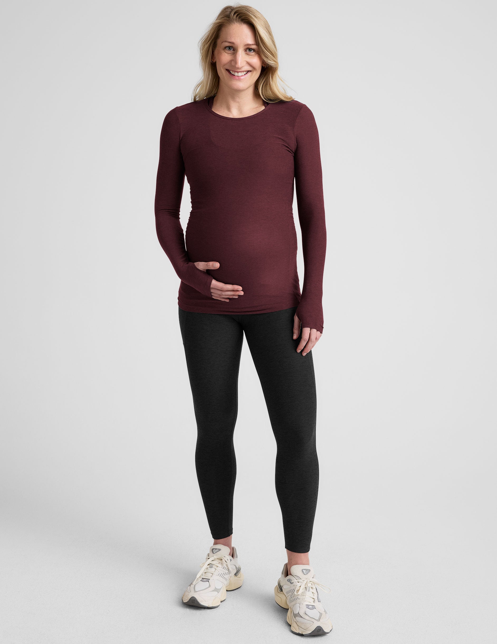 Featherweight Count On Me Maternity Crew Pullover - Image 4
