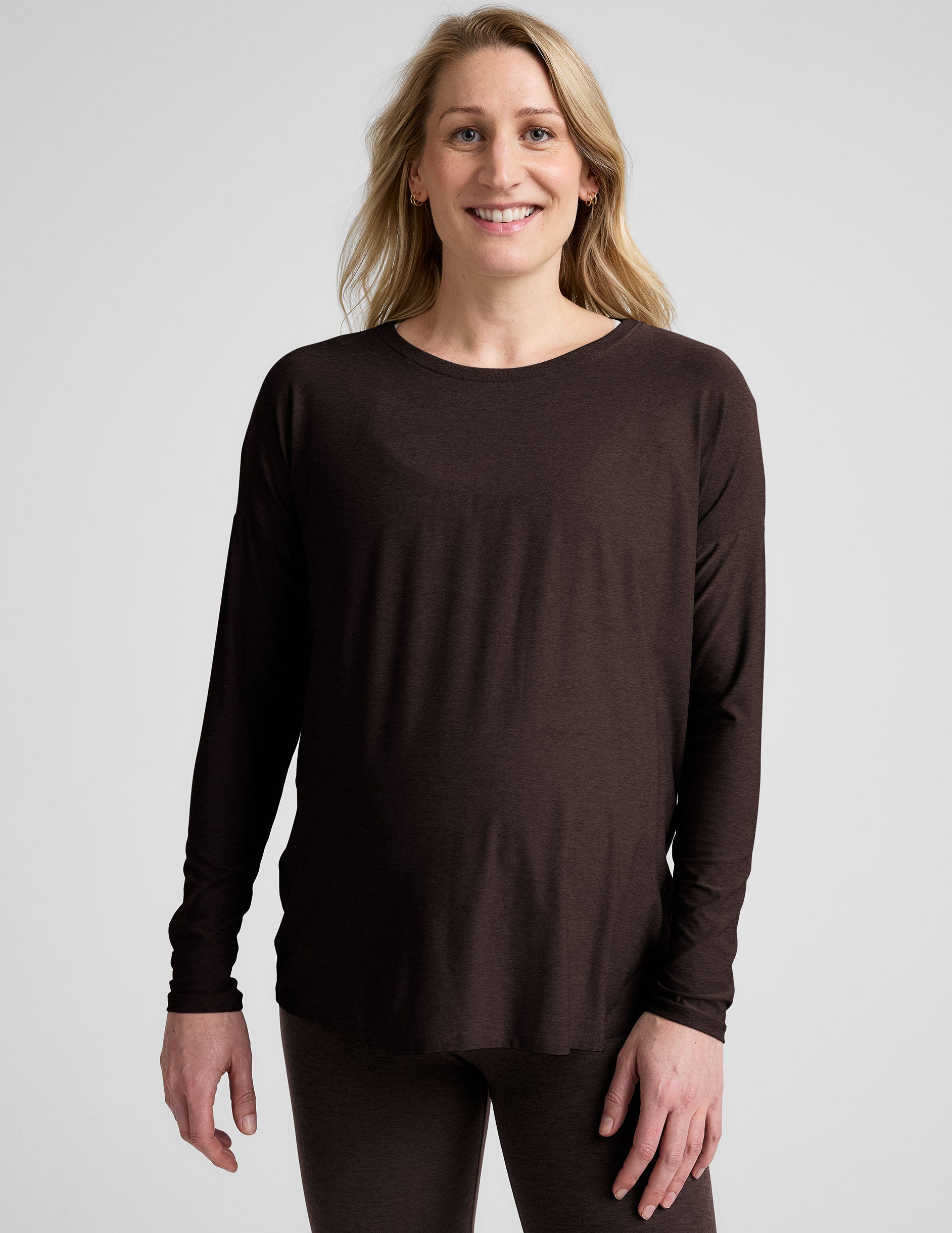 Featherweight Feels Like Home Long Sleeve Maternity Top - Image 2
