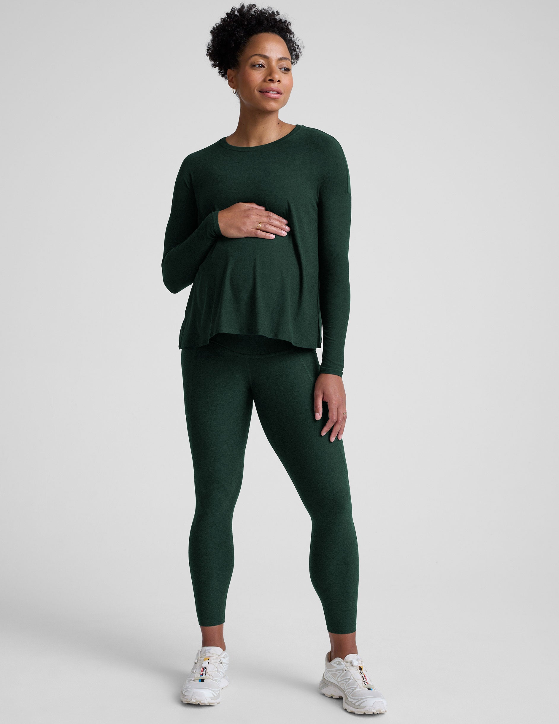 Featherweight Feels Like Home Long Sleeve Maternity Top - Image 5