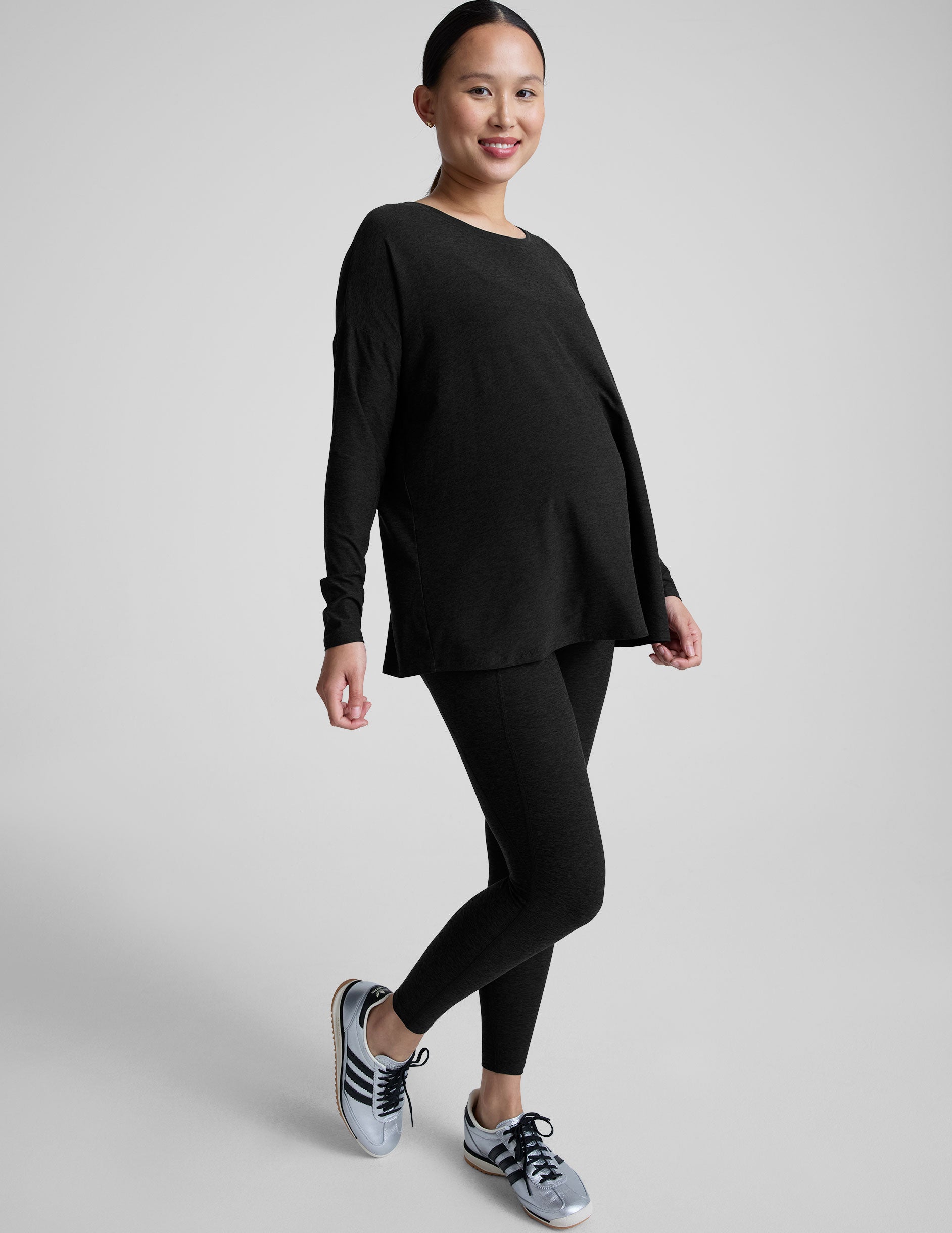 Featherweight Feels Like Home Long Sleeve Maternity Top - Image 4